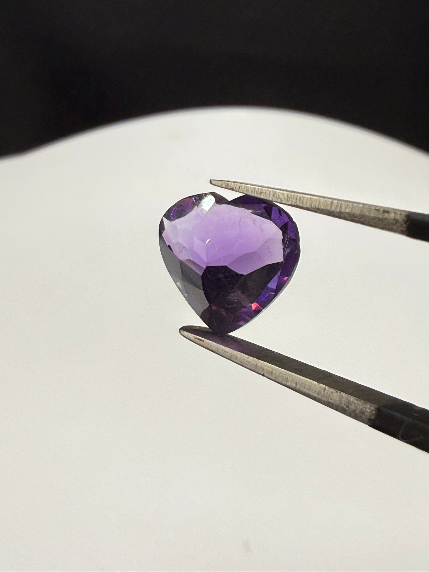 2.60 Carat Natural Amethyst Heart Cut Loose Gemstone | 9.87 x 10.08 MM