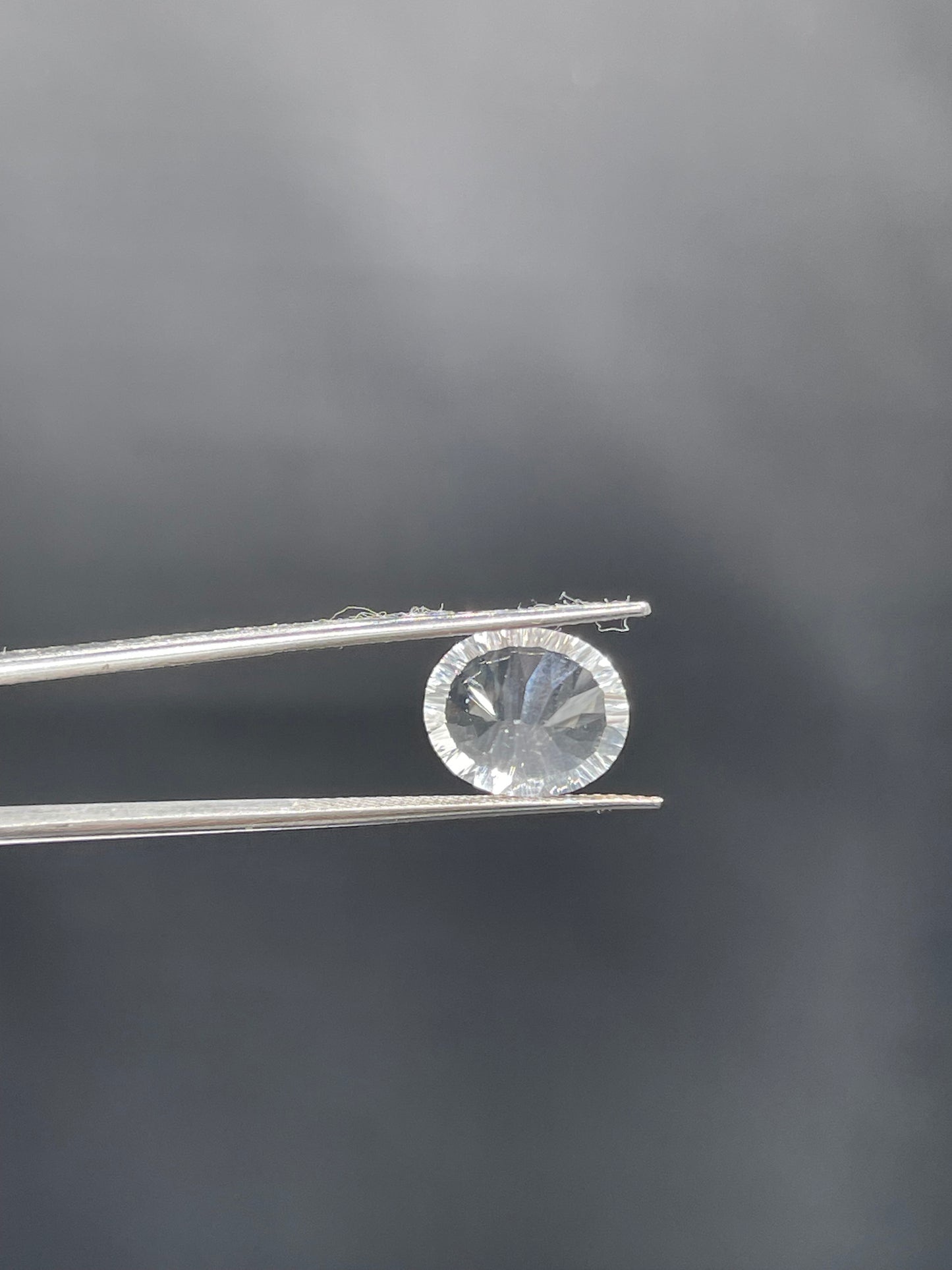 Natural White Topaz Laser Oval Cut Loose Gemstone (12 x 10 x 6.5 MM)