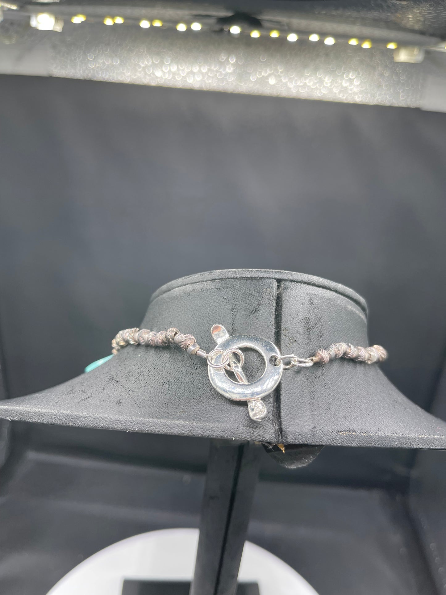 Natural Sea Foam Chalcedony Sterling Silver Choker Bib Necklace