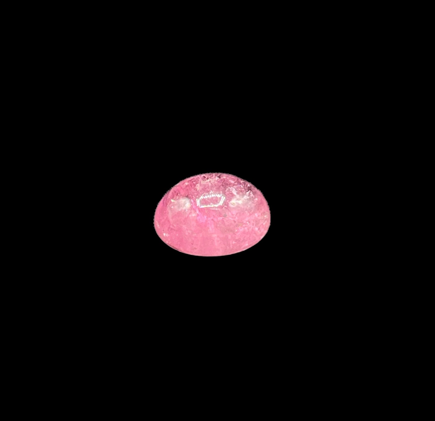 19.01 Carat Natural Rubellite Tourmaline Cabochon Cut Loose Gemstone (18 x 14 x 9 MM)