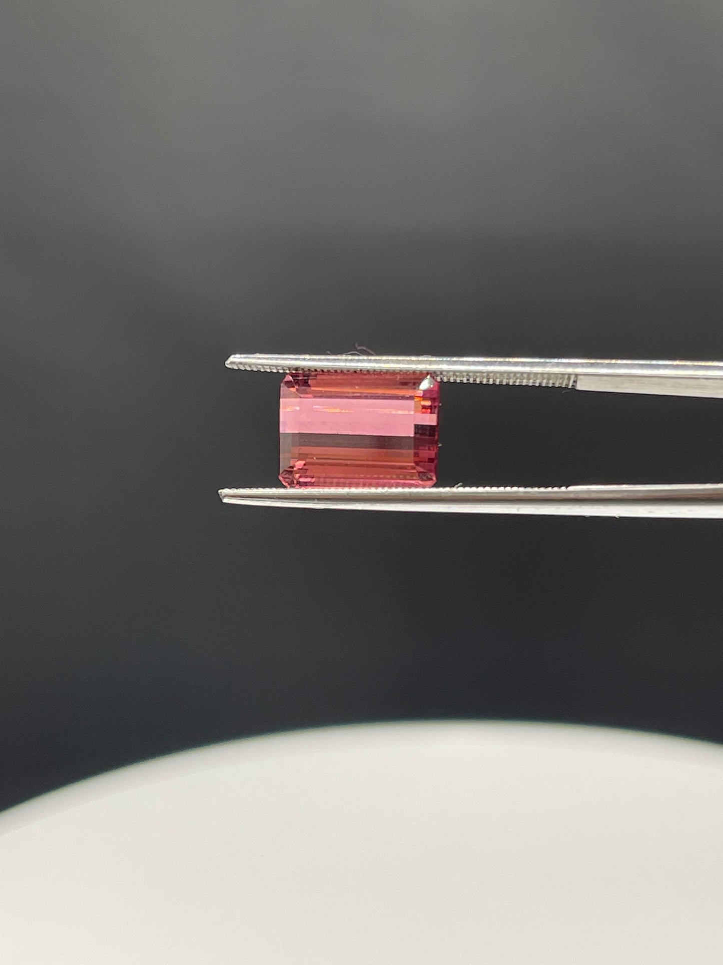 4.98 Carat Natural Rubellite Tourmaline Emerald Cut Loose Gemstone (10.8 x 7.8 x 5.7 MM)