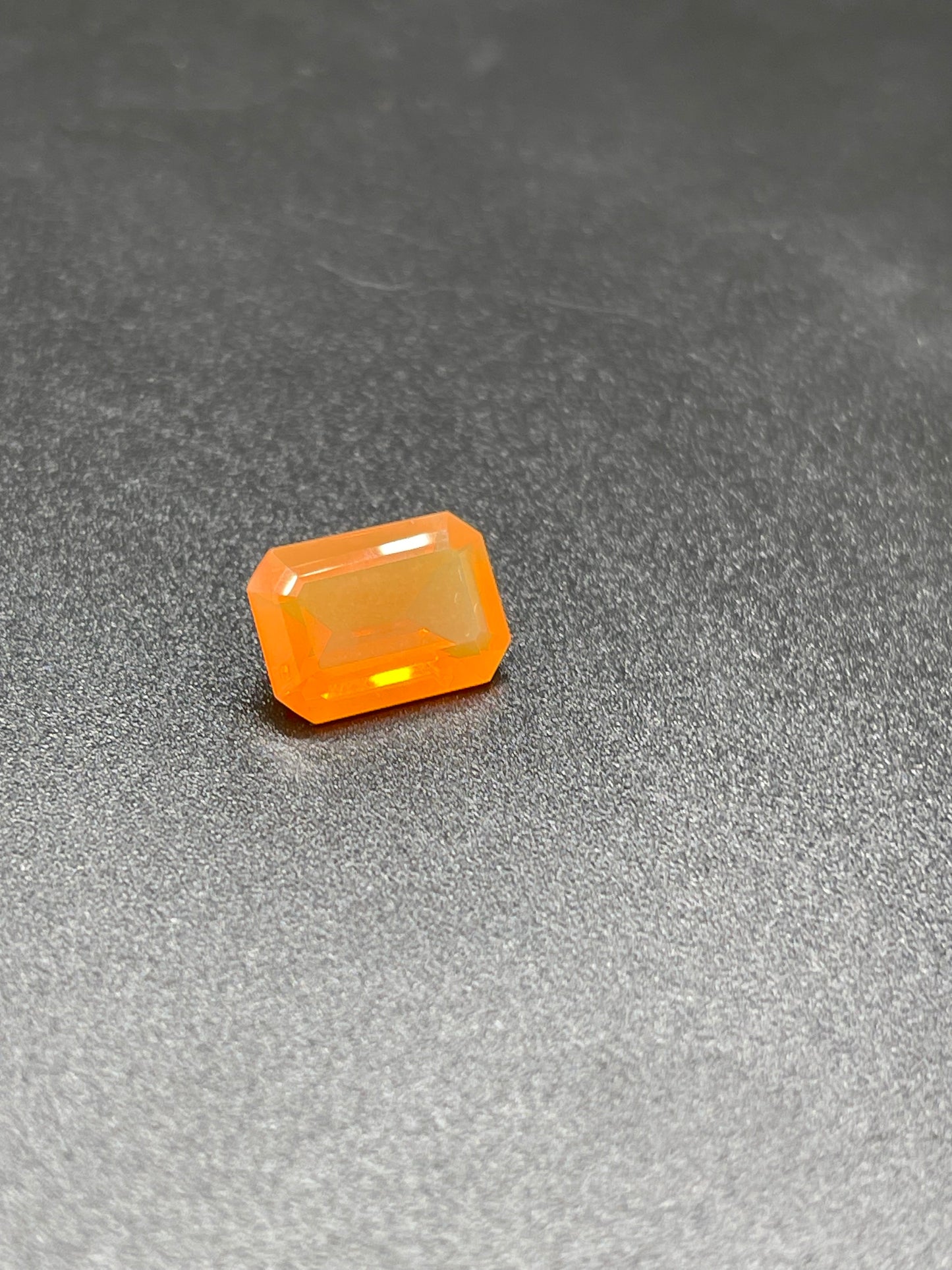4.40 Carat Natural Mexican Opal Octagon Emerald Cut Loose Gemstone (13.7 x 9.6 x 6.1 MM)