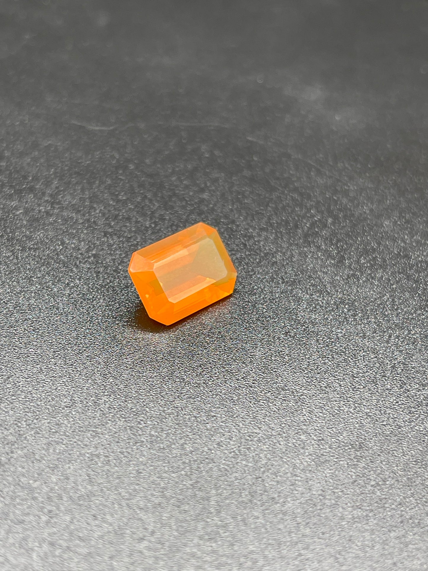 4.40 Carat Natural Mexican Opal Octagon Emerald Cut Loose Gemstone (13.7 x 9.6 x 6.1 MM)