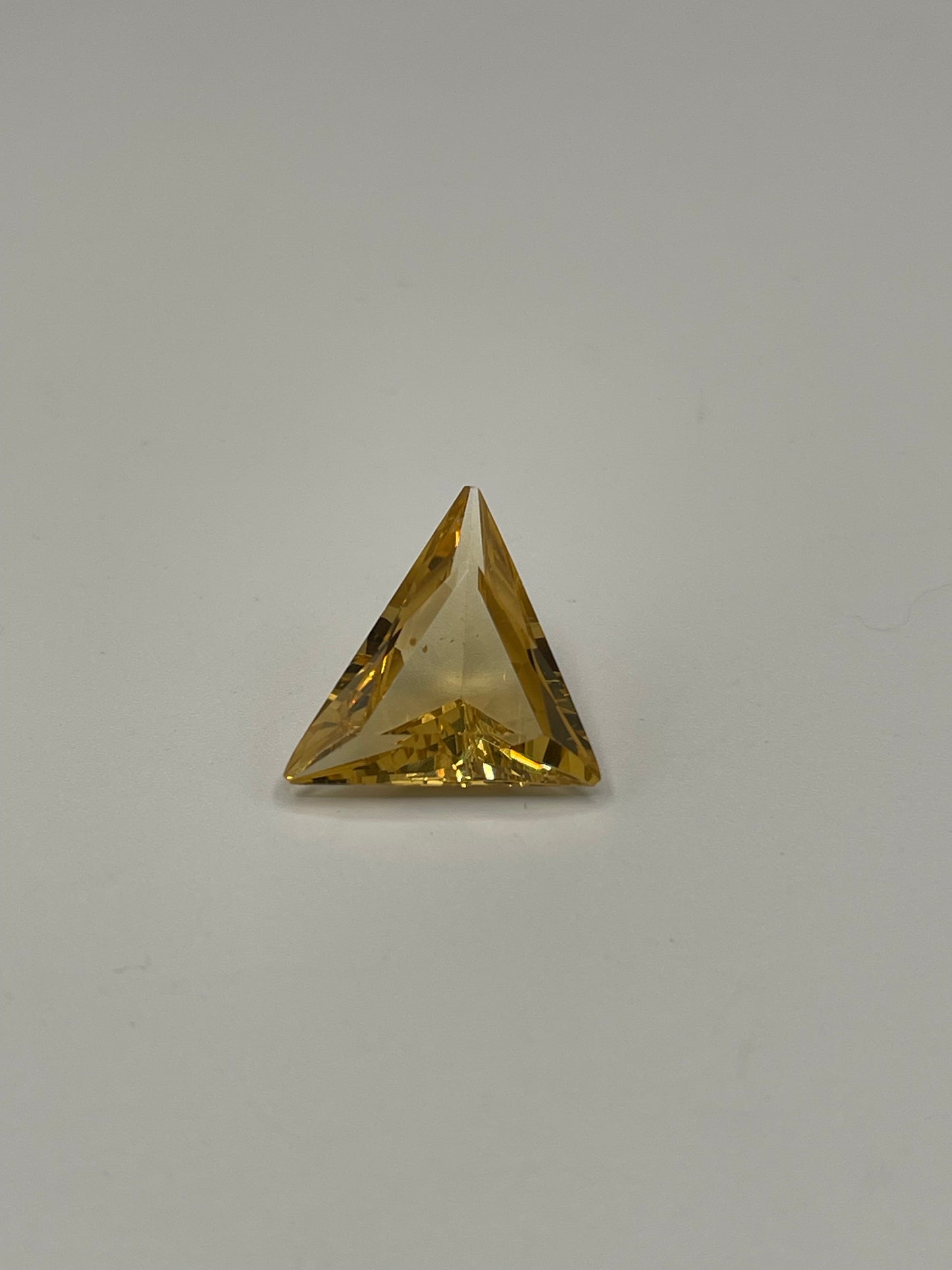 6.00 Carat Natural Golden Beryl Heilodor Trillion Cut Loose Gemstone (15.4 x 14.5 x 6.6 MM)