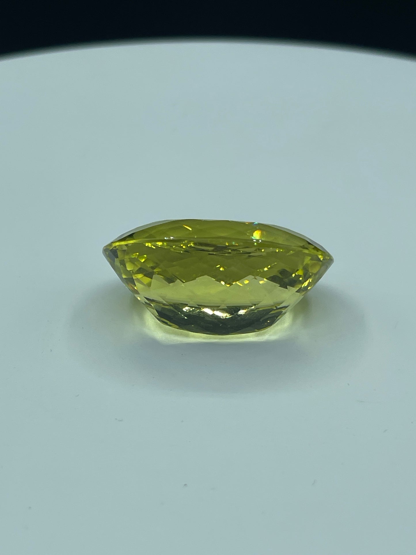 70.77 Carat Natural Ouro Verde Quartz Oval Cut Loose Gemstone (32.7 x 24.5 x 15.4 MM)