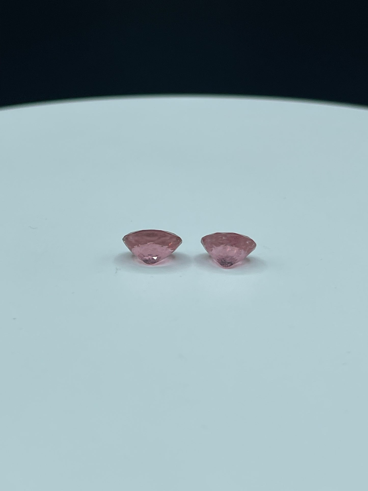 5.42 Carat Natural Rubellite Tourmaline Matching Oval Cut Loose Gemstones (10.2 x 8.1 x 5.5 MM)