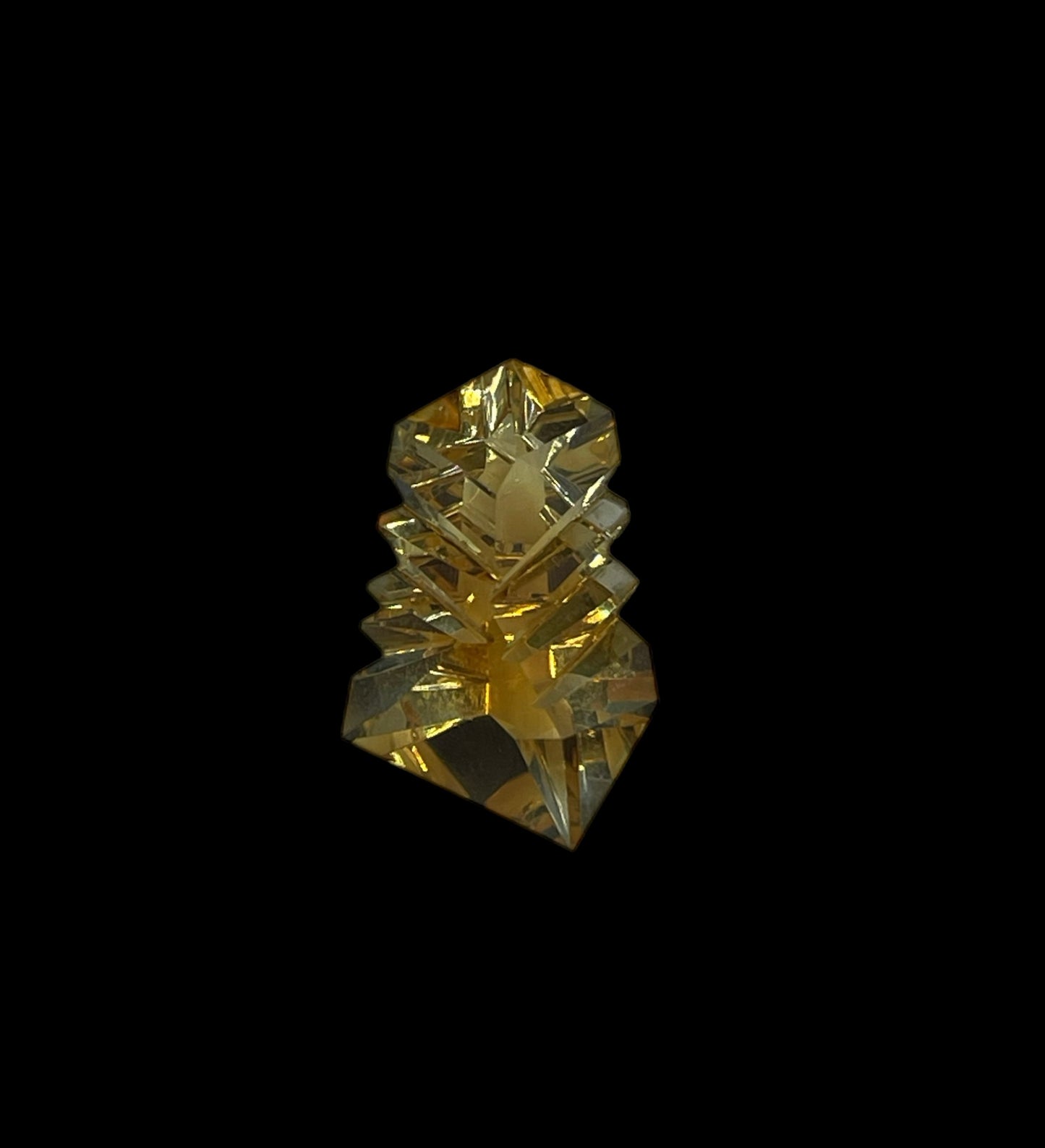 19.32 Carat Natural Citrine Custom Munsteiner Cut Loose Gemstone (23.7 x 14.6 x 10.08 MM)