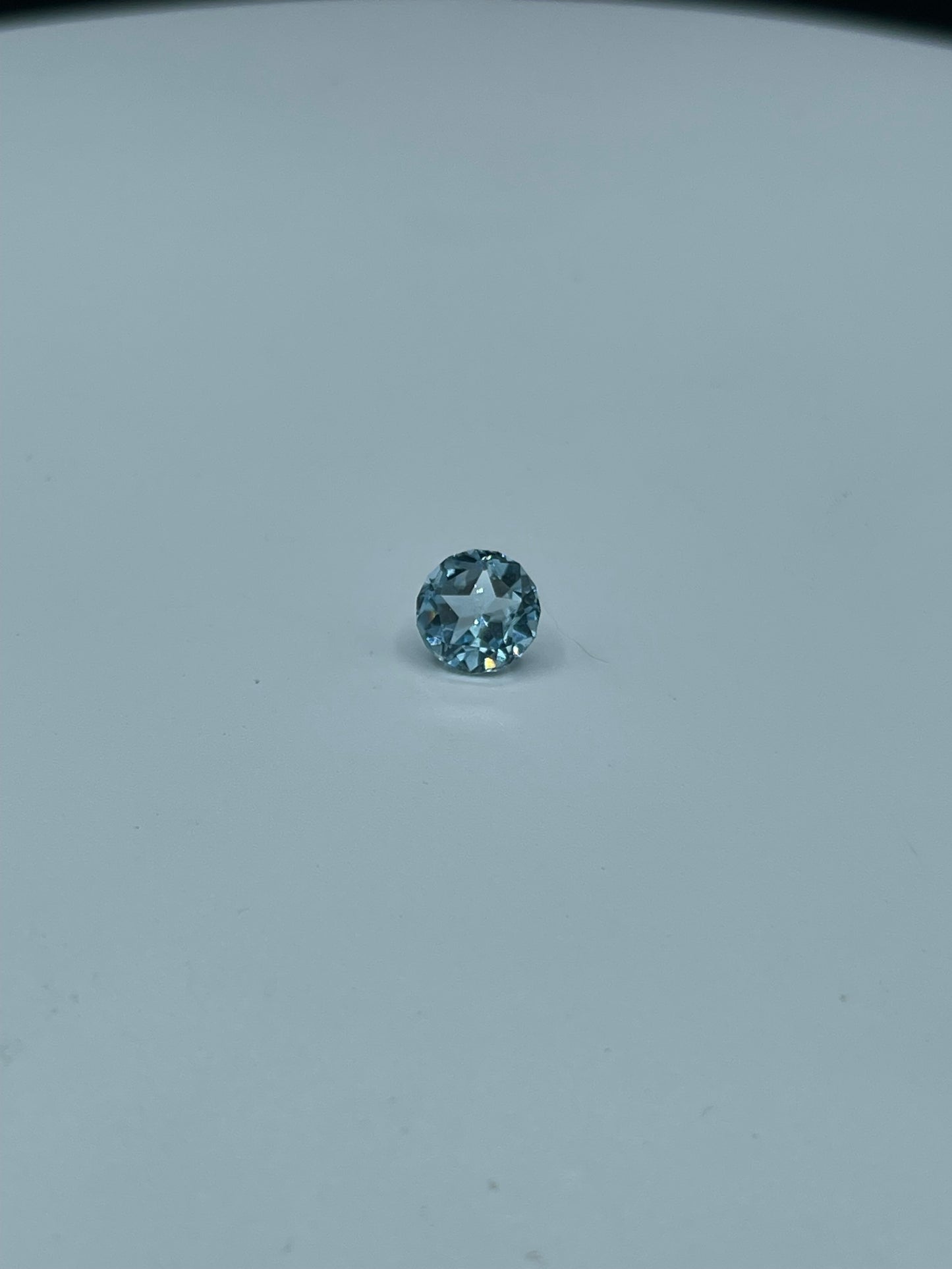 Exquisite Natural Blue Topaz Texas Lone Star Round Cut Loose Gemstone - Available in 8MM, 10MM, & 12MM