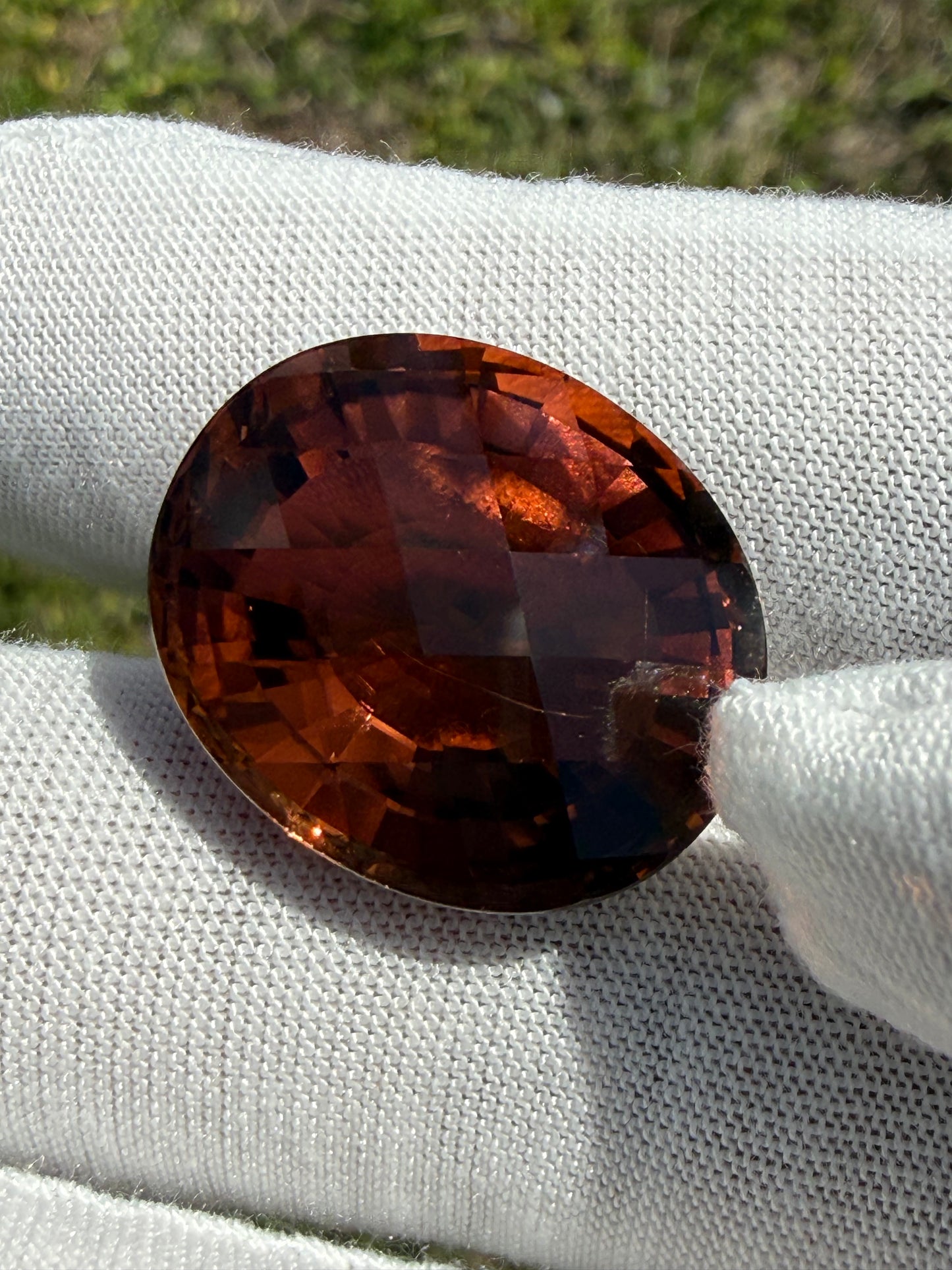 World-Class 35.38 Carat GIA Certified Natural Orange Tourmaline Oval Loose Gemstone
