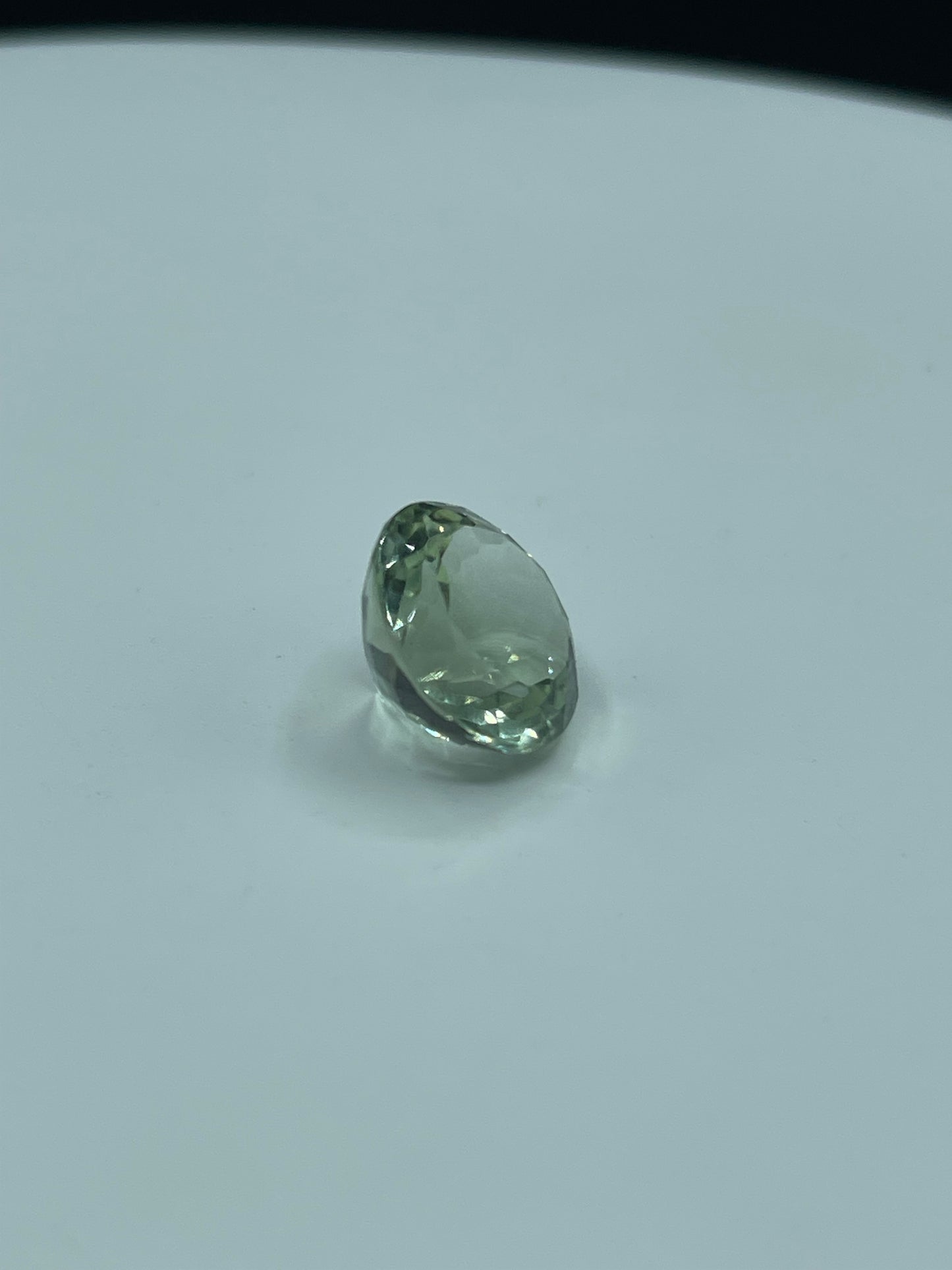 10.00 Carat Natural Green Amethyst Round Cut Loose Gemstone (13.9 x 13.9 x 9.5 MM)