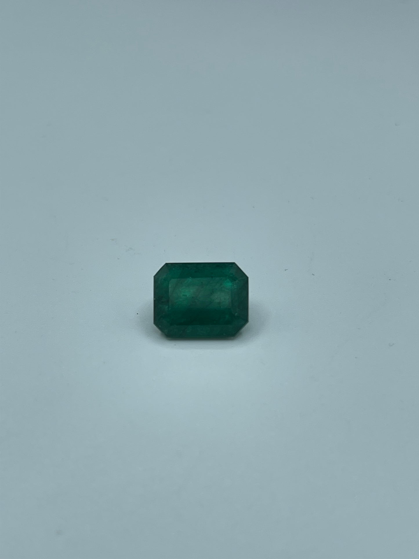 3.62 Carat Natural Emerald Emerald-Cut Loose Gemstone (10.6 x 8.5 x 5.4 MM)