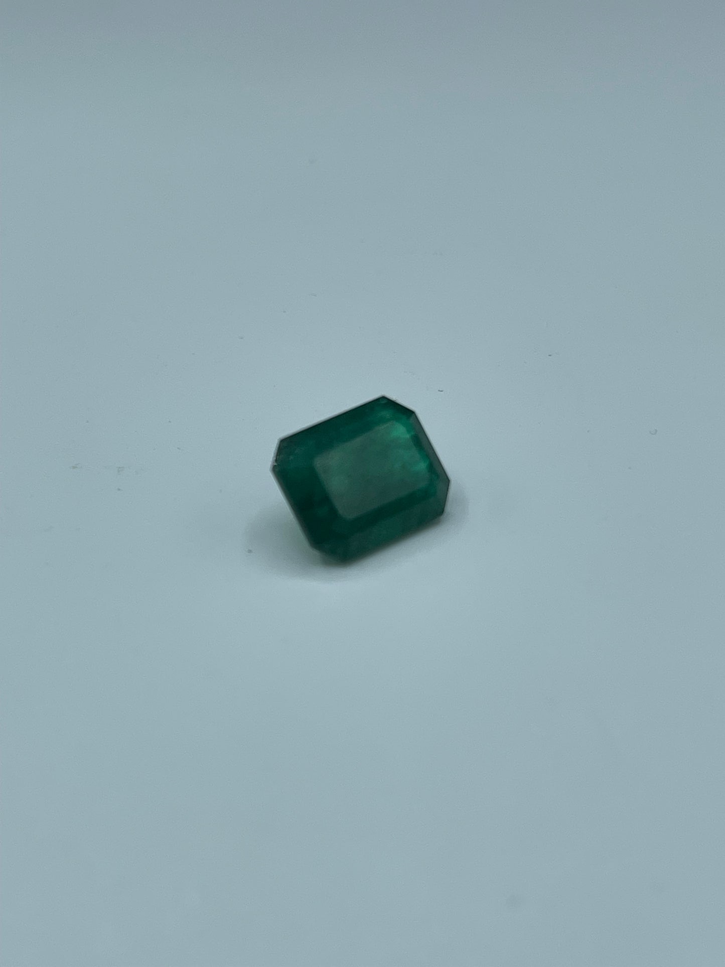 3.62 Carat Natural Emerald Emerald-Cut Loose Gemstone (10.6 x 8.5 x 5.4 MM)