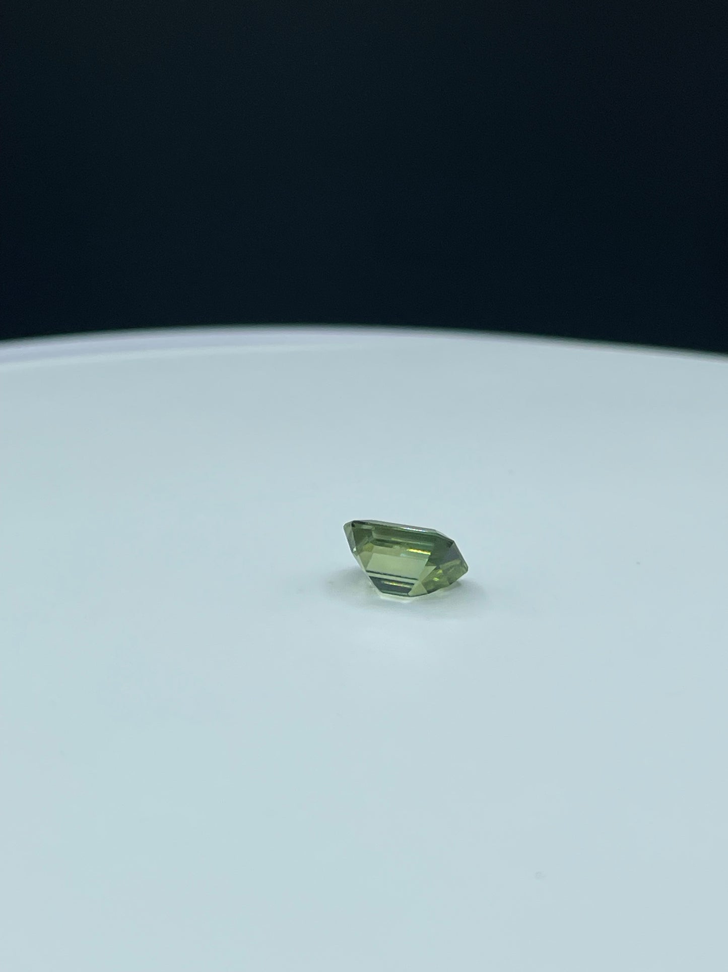 3.80 Carat Natural Green Tourmaline Emerald Cut Loose Gemstone (10 x 7.9 x 5.7 MM)