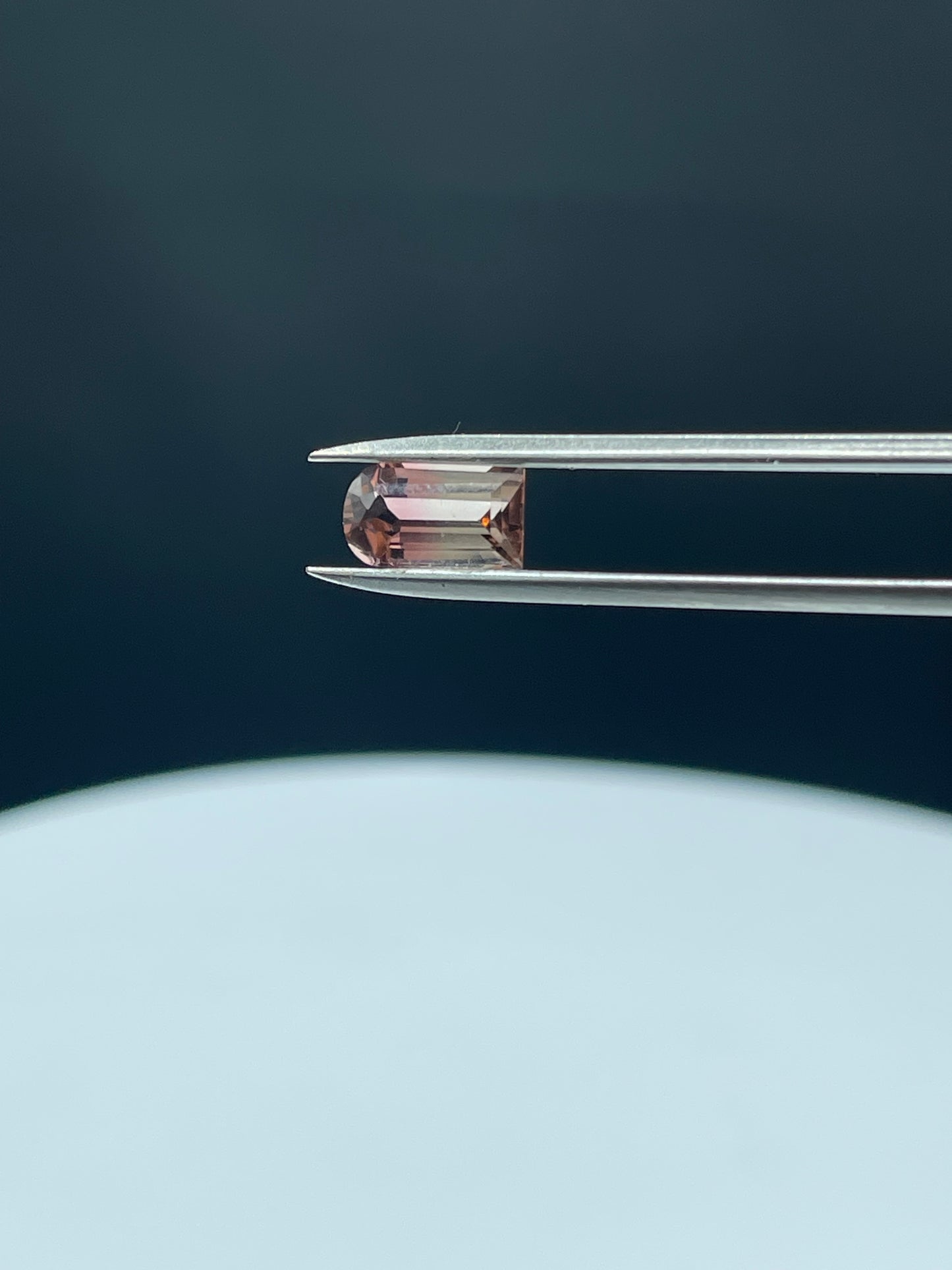 2.29 Carat Natural Bi Color Tourmaline Custom Tombstone Cut Loose Gemstone (10.2 x 5.8 x 4.4 MM)