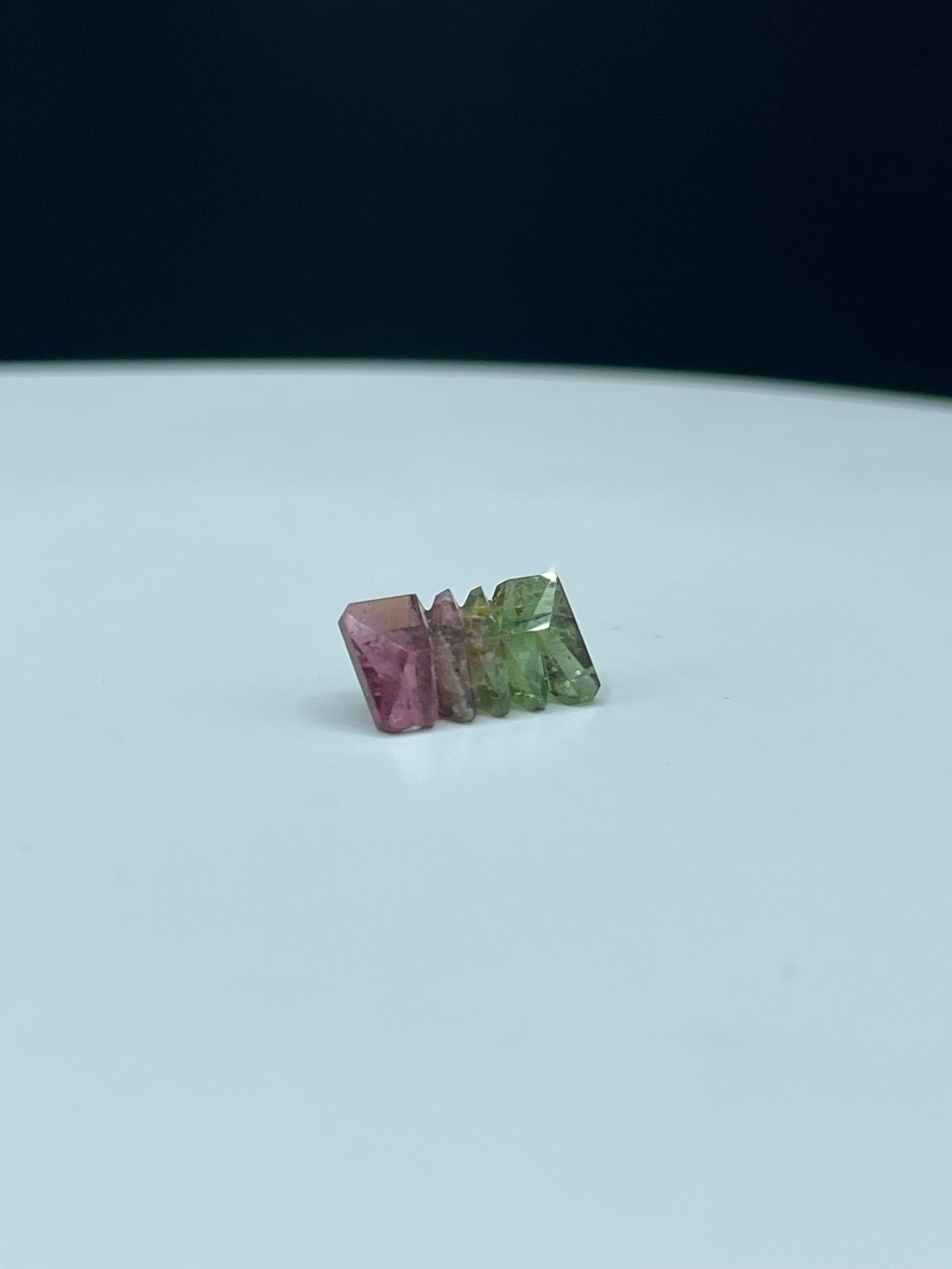 4.59 Carat Natural Watermelon Tourmaline - Bi-Color Green and Pink, Fantasy Munsteiner Cut, 13.8 x 8.1 x 5.4 MM Loose Gemstone