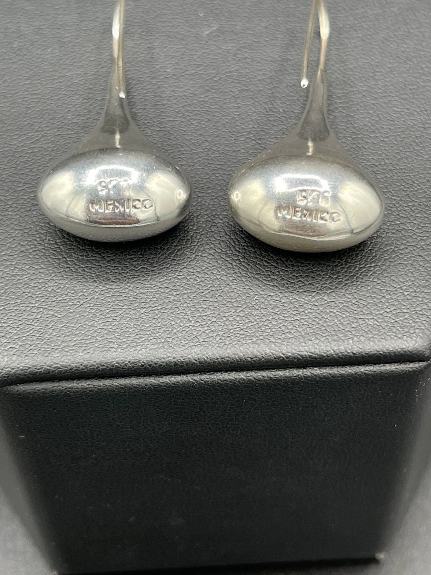 Tear Drop Sterling Silver Dangle Earrings