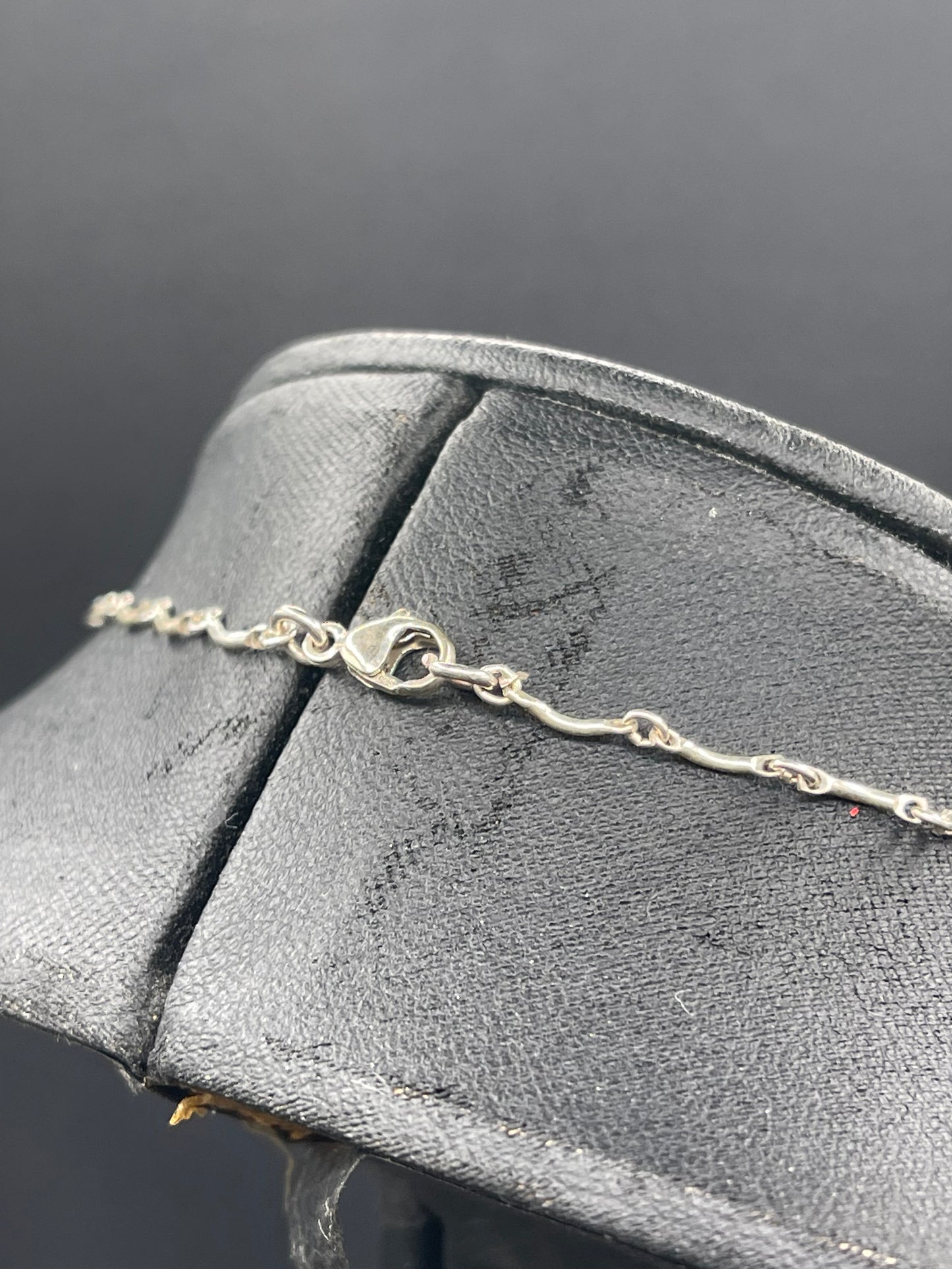 Natural Black Onyx & Marcasite Sterling Silver Cross Pendant And Necklace