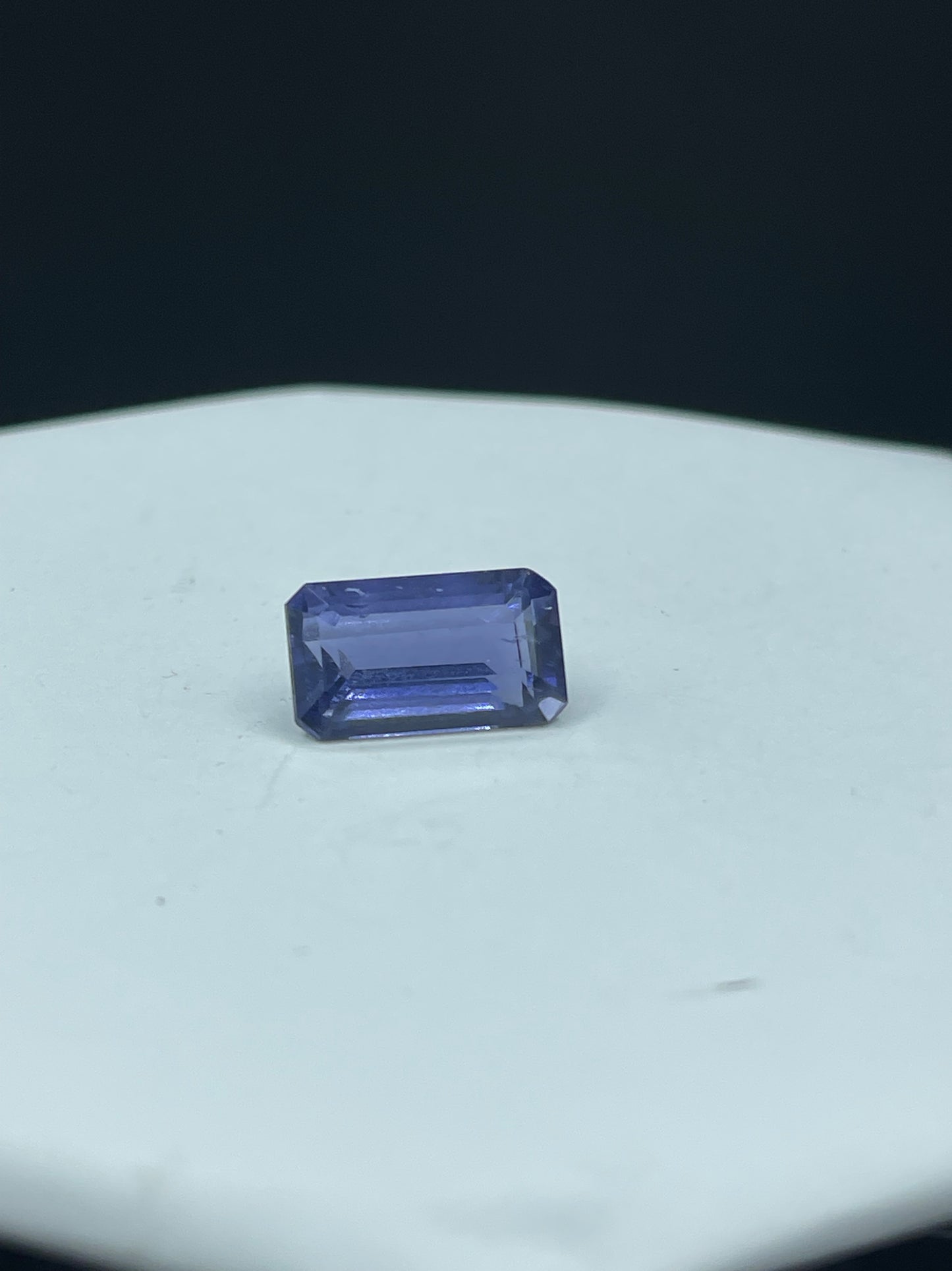 5 Carat Natural Iolite Emerald Cut Loose Gemstone (14x8x6 MM)