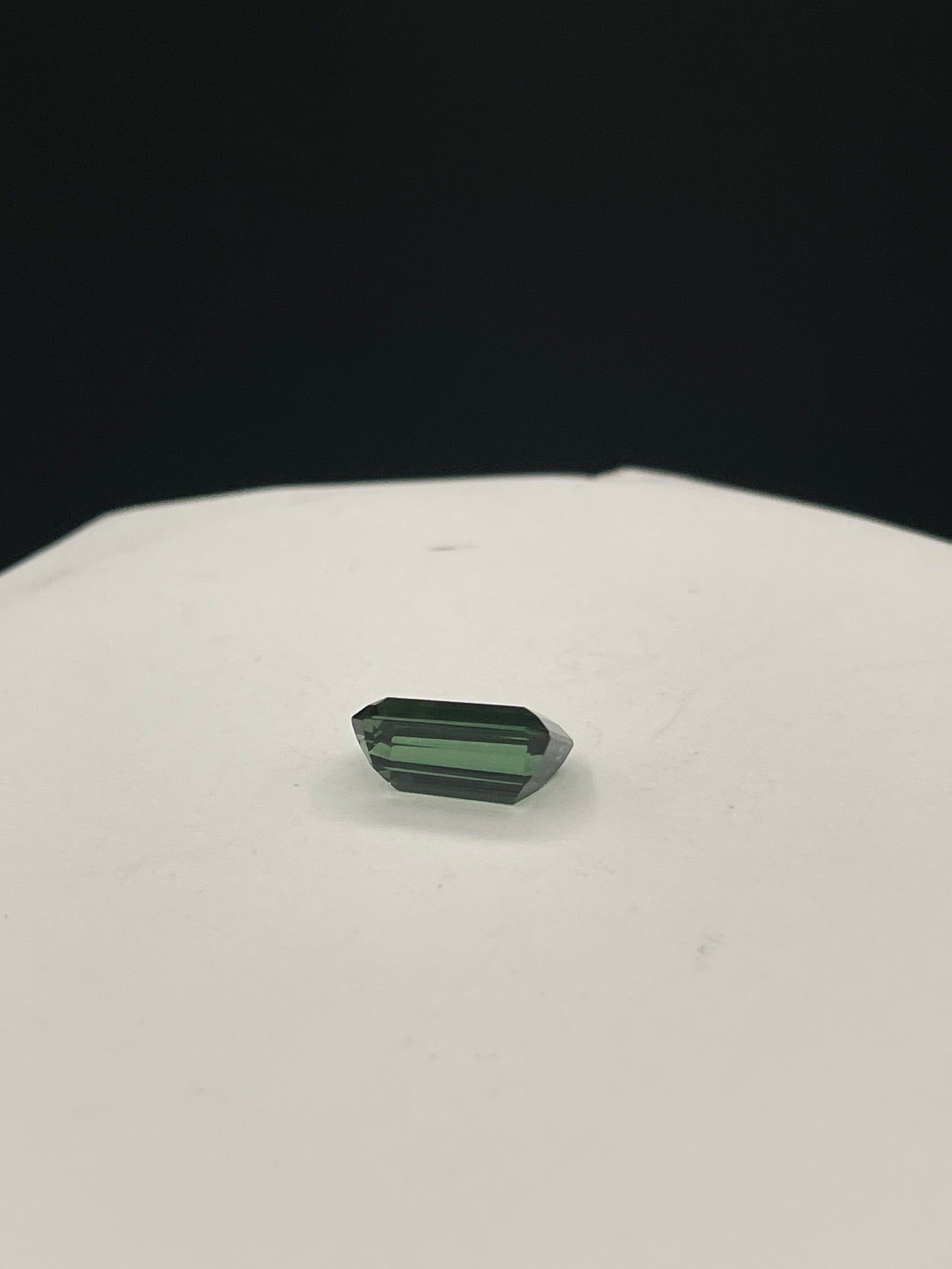 4.10 Carat Natural Green Tourmaline Emerald Cut Loose Gemstone (12x8x5 MM)