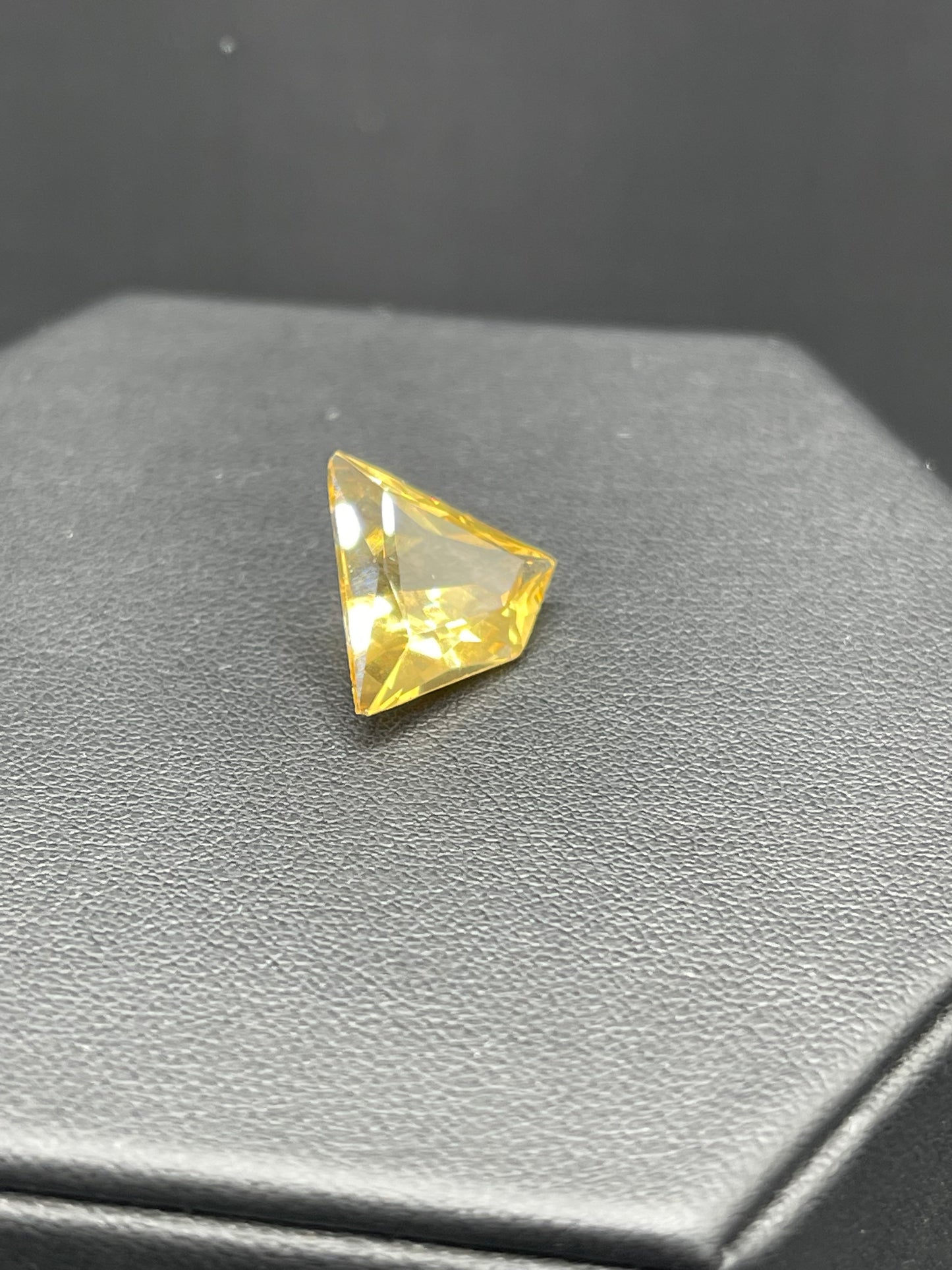 8.78 Carat Natural Golden Beryl Custom Shield Cut Loose Gemstone (16x15x8 MM)