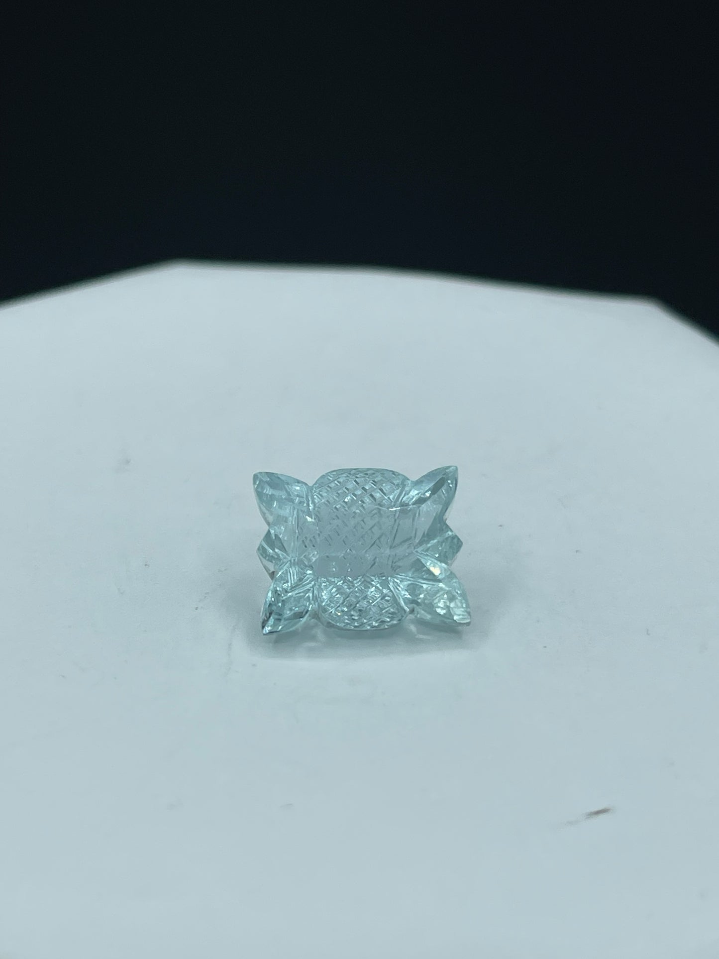 9.30 Carat Natural Aquamarine Custom Cut Loose Gemstone (11x14x9 MM)