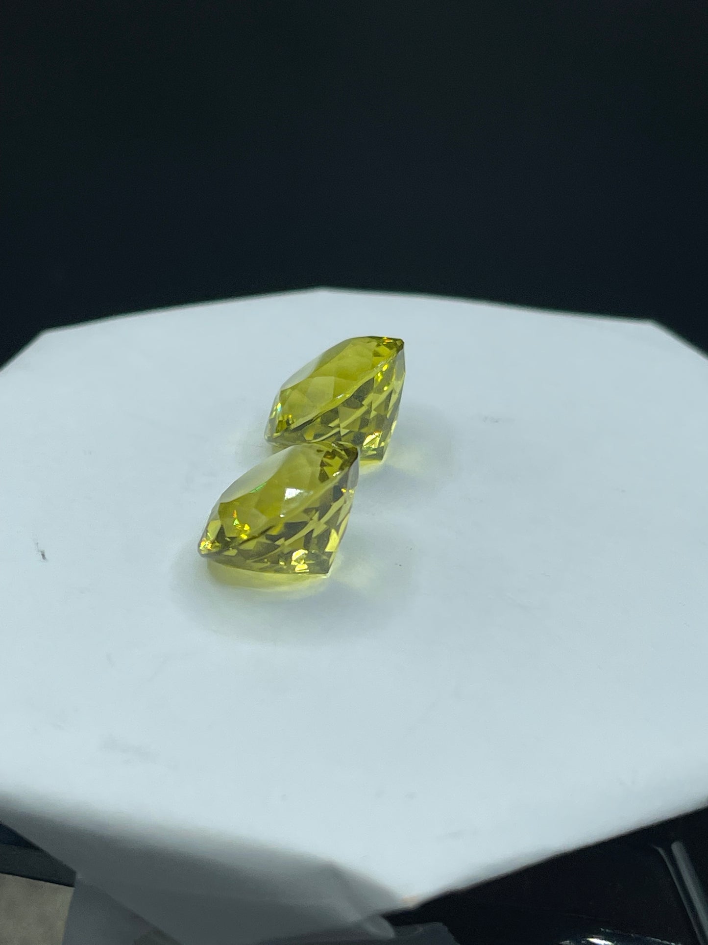 28 Carat Natural Flawless Citrine Portuguese Round Cut Matching Loose Gemstones (16x16x11 MM)