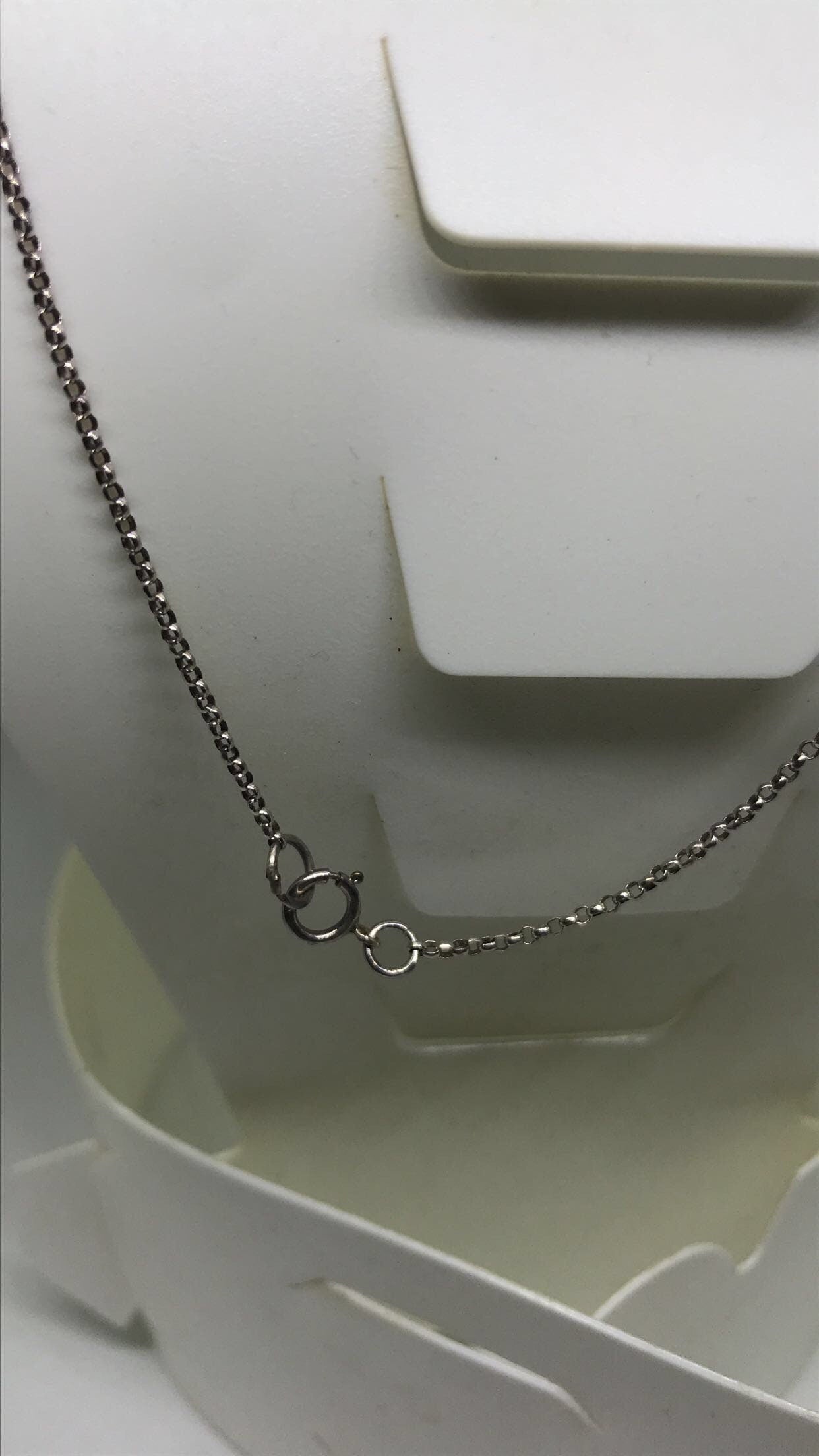 Cubic Zirconia Cushion Cut Sterling Silver Chain Necklace