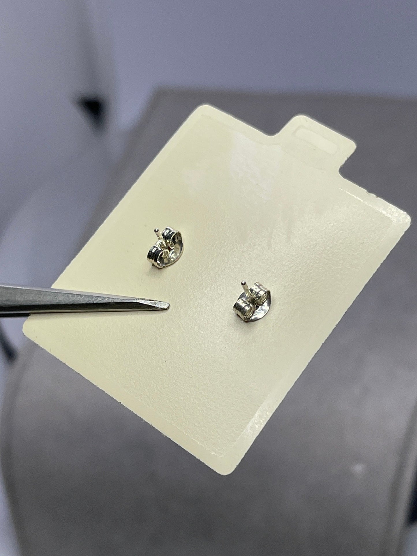 Blue Topaz Sterling Silver Stud Earrings