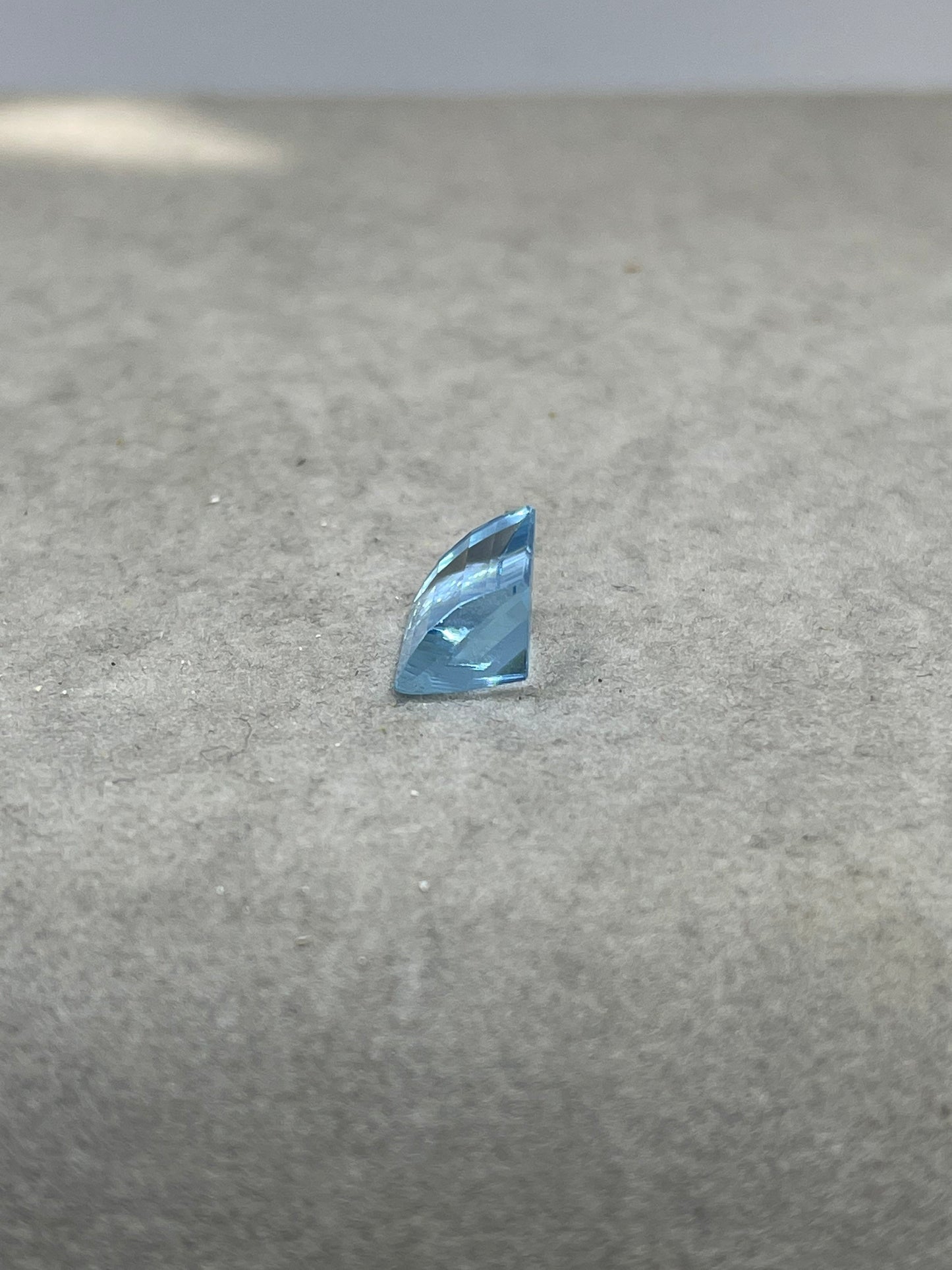 Laser Millennium Concave Cut Swiss Blue Topaz 12x10x7 Emerald Cut Matching Pair Loose Gemstones