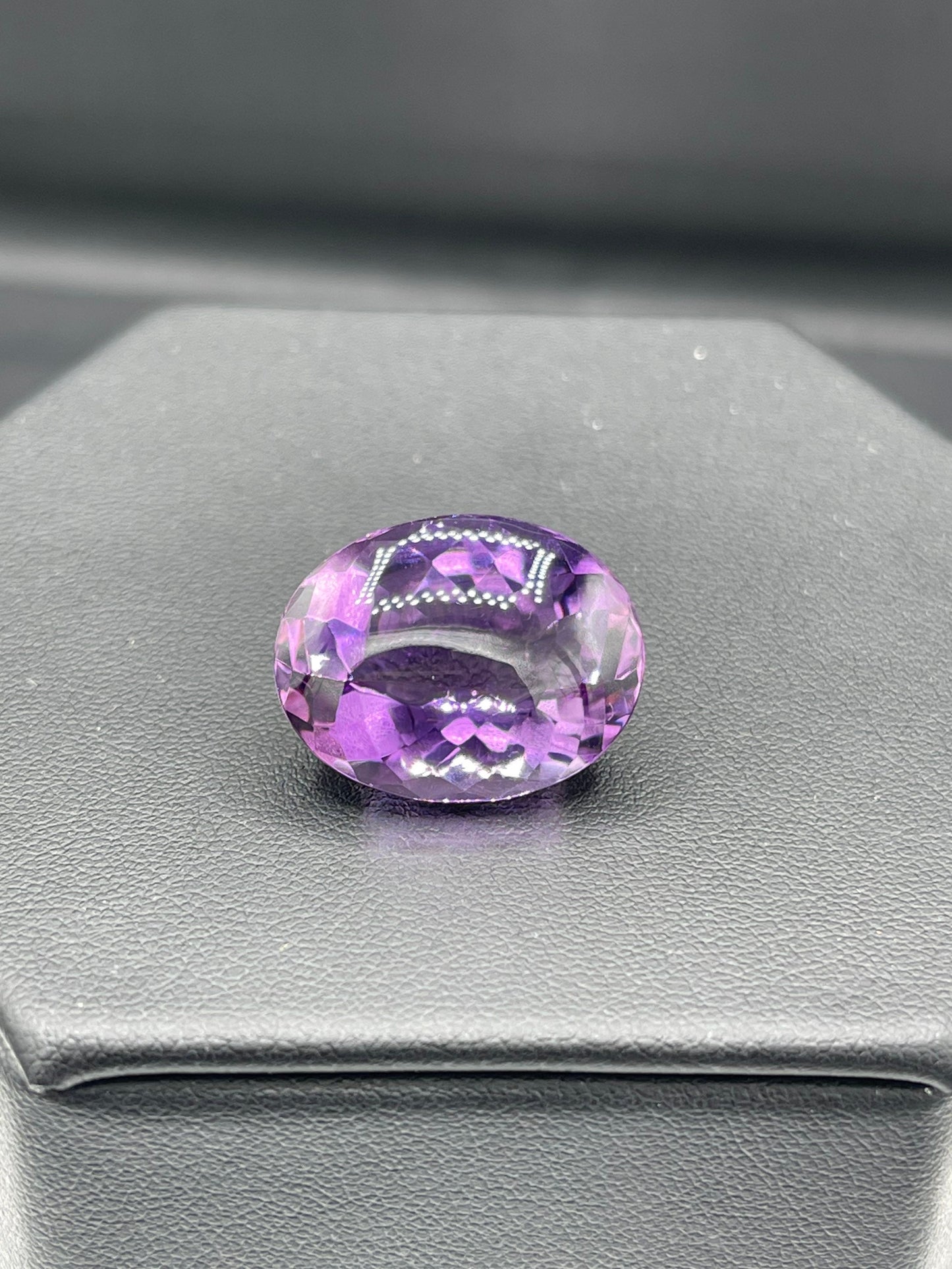 28.71 Carat Natural Amethyst Custom Cut Loose Gemstone