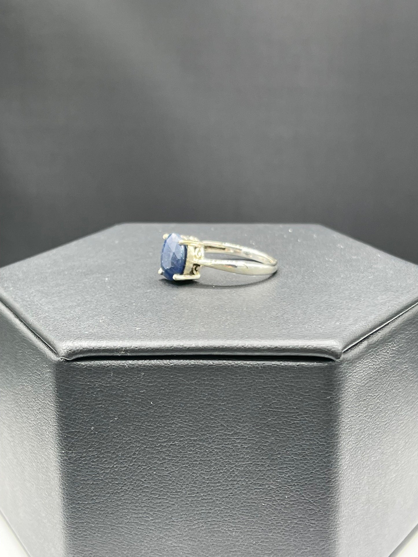 Natural Sapphire Sterling Silver Ring