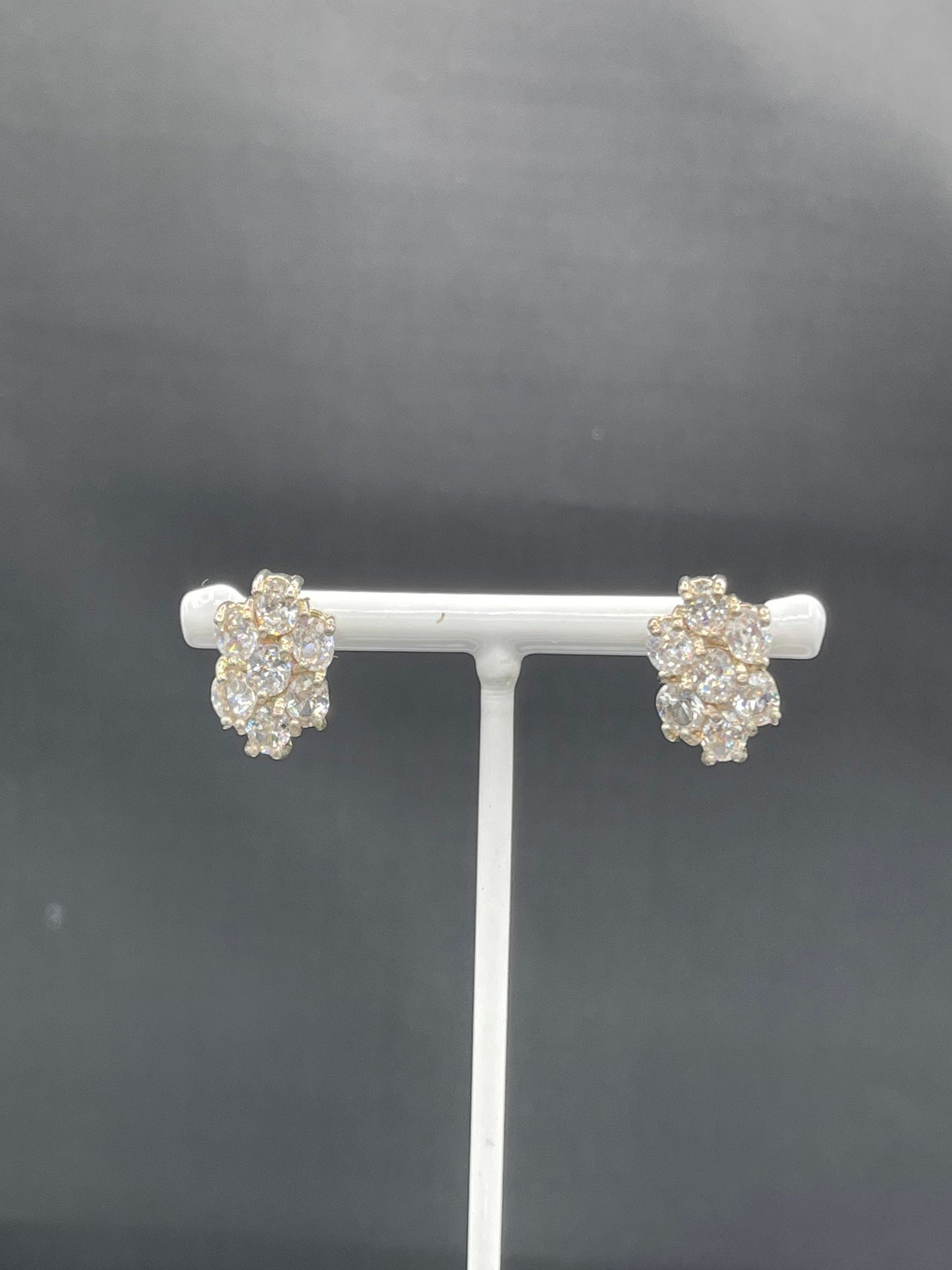 Cubic Zirconia Sterling Silver Pendant & Earring Set