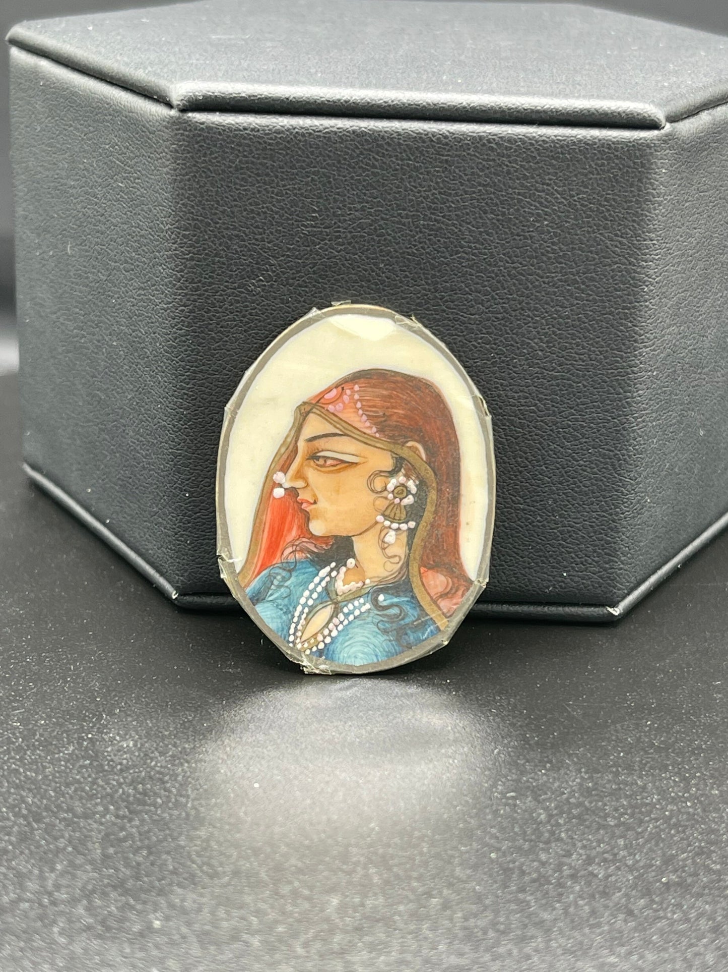 Erotic Indian Miniature Ivory Art Painting