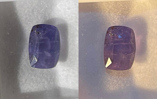 IGI Certified Natural Color Change Sapphire - 5.10 Carats