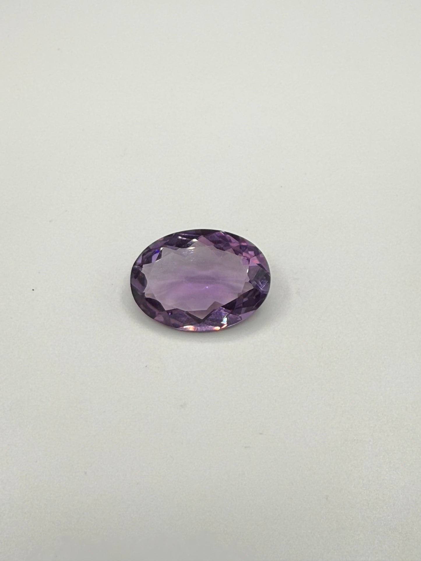 23.67 Carat Natural Bolivian Amethyst Oval Cut Loose Gemstone | Internally Flawless, Transparent | 24.7x17.7 MM