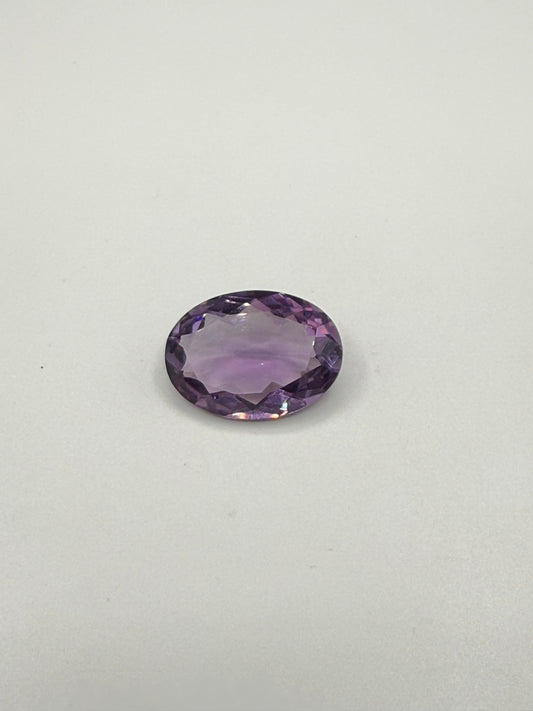 23.67 Carat Natural Bolivian Amethyst Oval Cut Loose Gemstone | Internally Flawless, Transparent | 24.7x17.7 MM