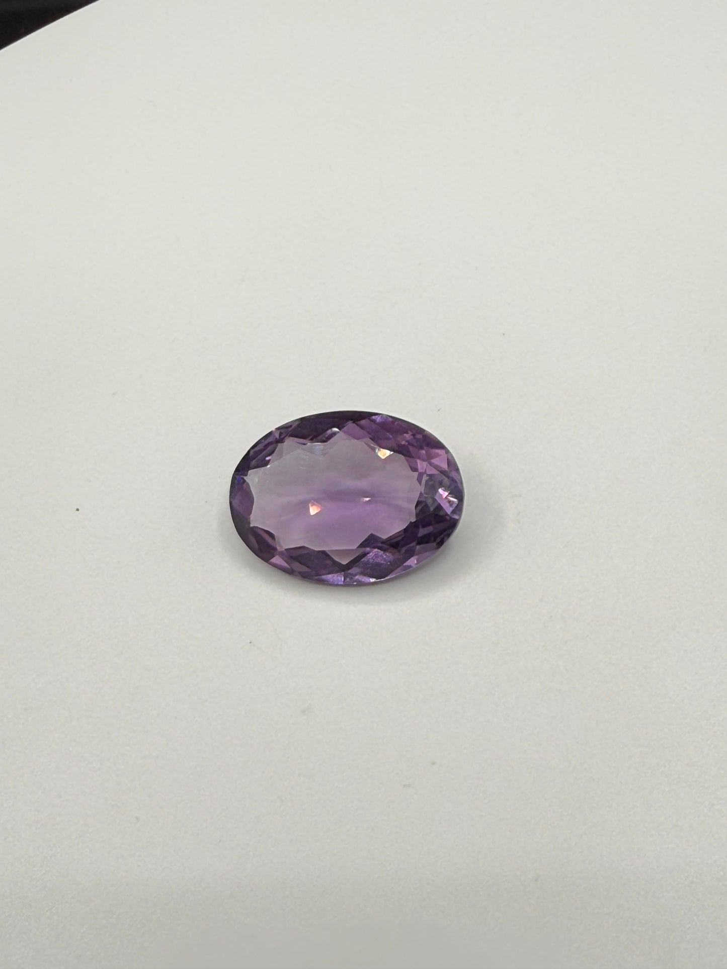 23.67 Carat Natural Bolivian Amethyst Oval Cut Loose Gemstone | Internally Flawless, Transparent | 24.7x17.7 MM