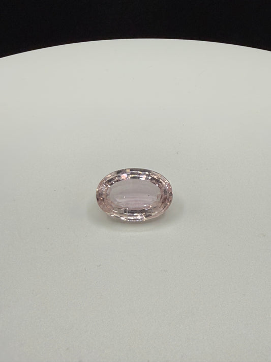 12.95 Carat Natural Kunzite Oval Cut Loose Gemstone (16.9 x 11.6 x 7.7 MM)