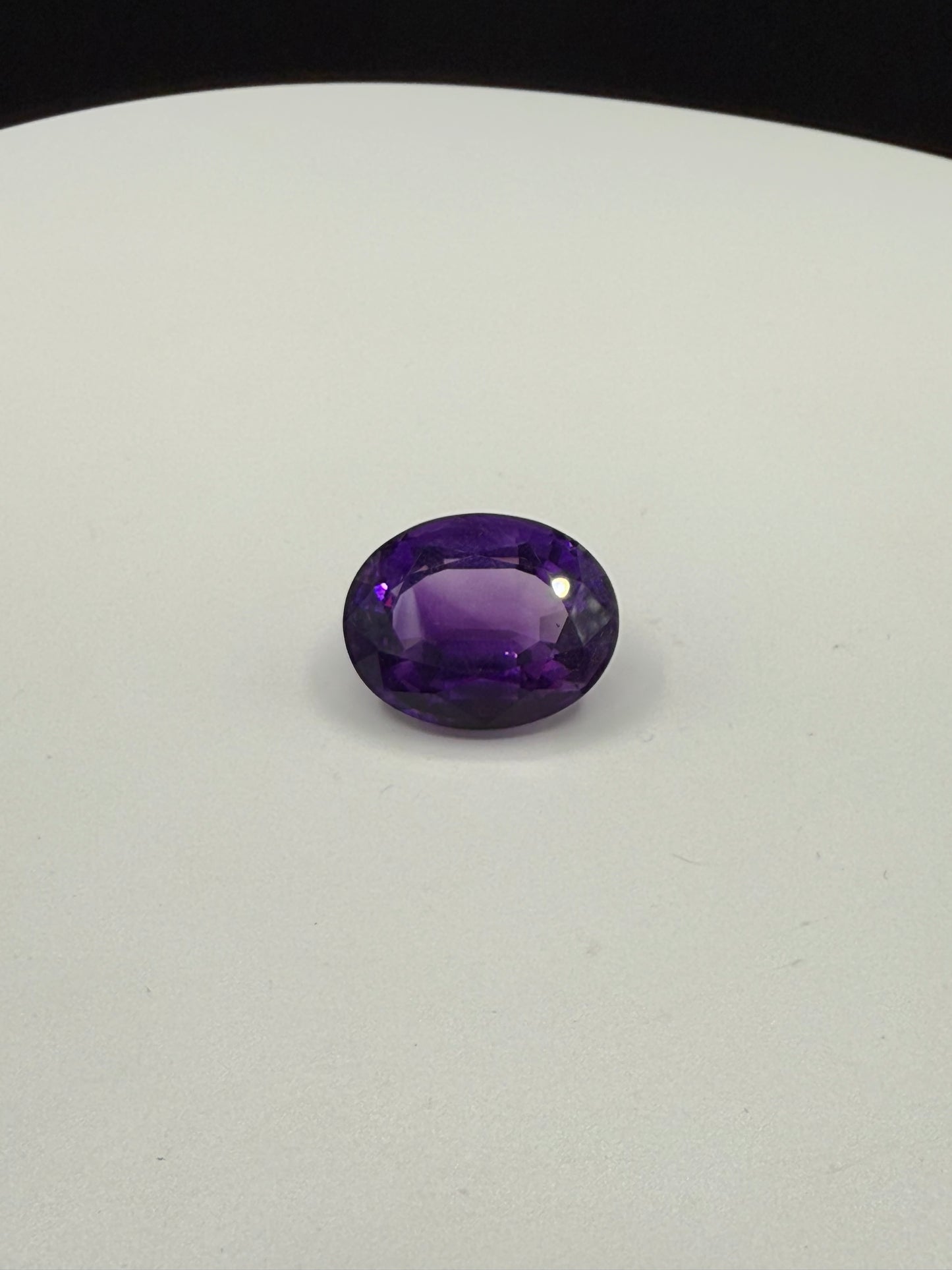 17.87 Carat Natural Amethyst Oval Cut Loose Gemstone (19.3 x 15.4 x 10.4 MM)