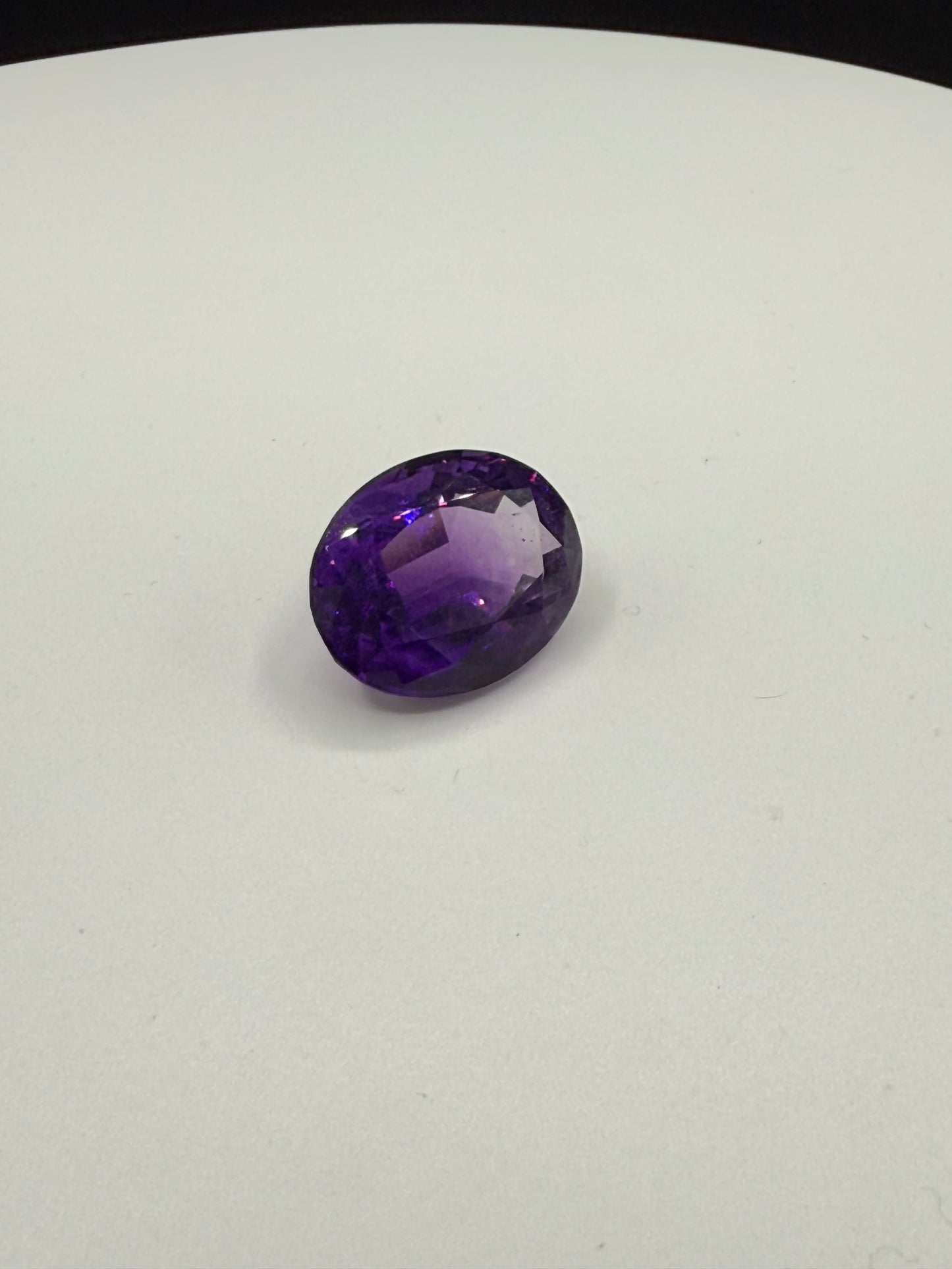 17.87 Carat Natural Amethyst Oval Cut Loose Gemstone (19.3 x 15.4 x 10.4 MM)