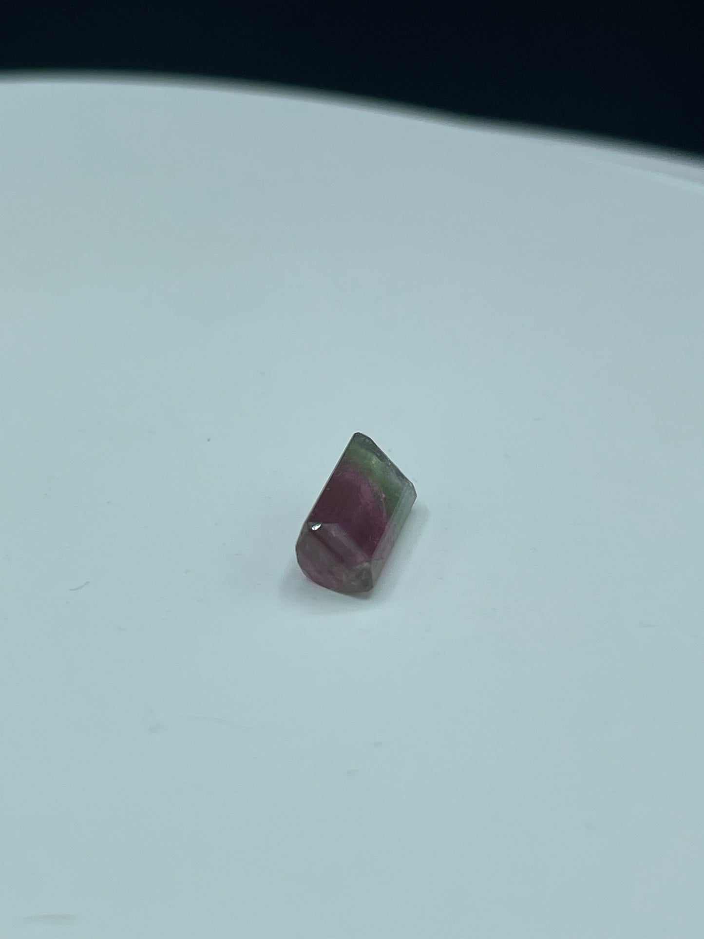 Natural 4.75 Carat Watermelon Tourmaline Emerald Cut Loose Gemstone | Bi-Color Pink & Green | 14x6.5x5 MM