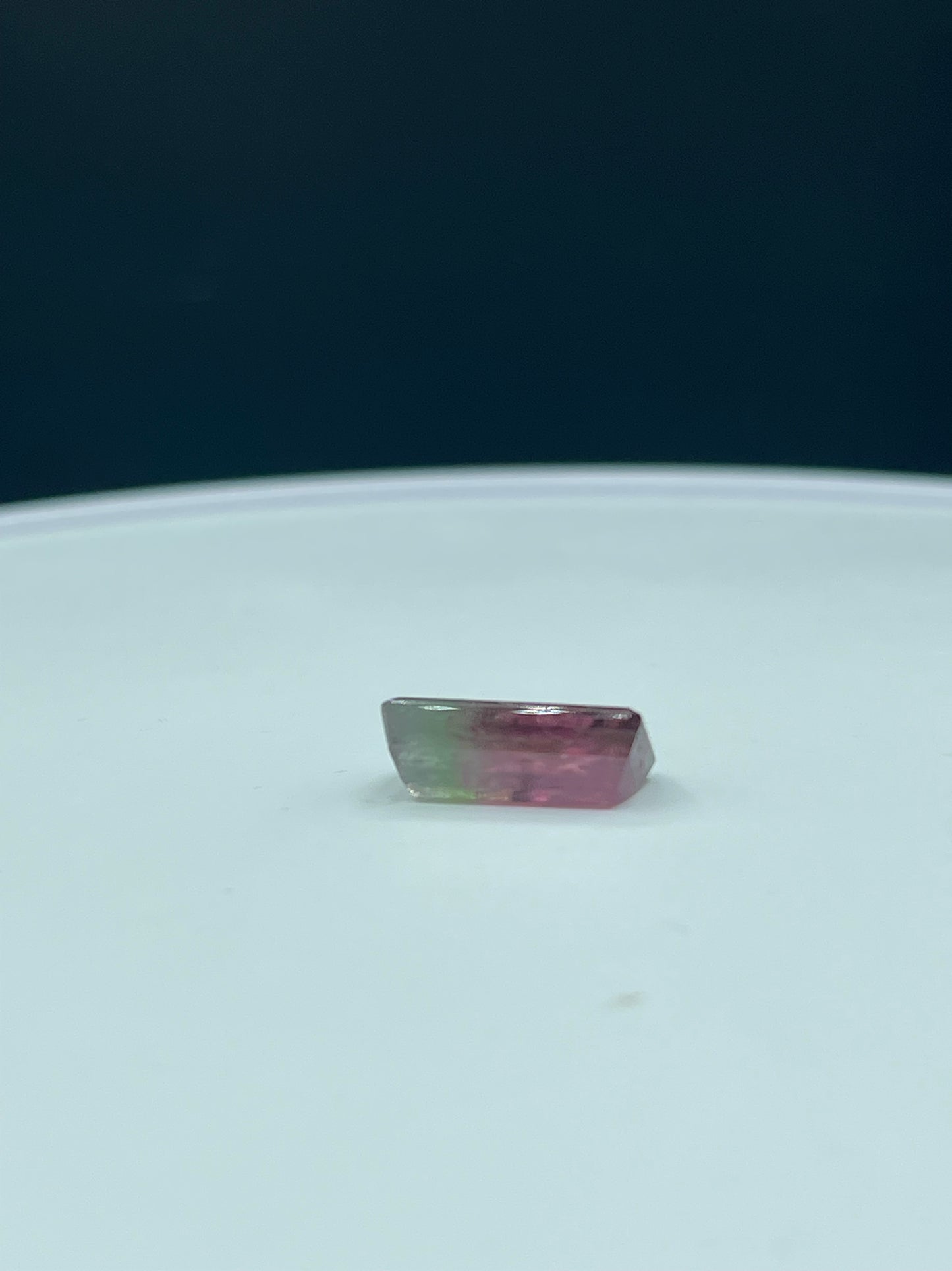 Natural 4.75 Carat Watermelon Tourmaline Emerald Cut Loose Gemstone | Bi-Color Pink & Green | 14x6.5x5 MM