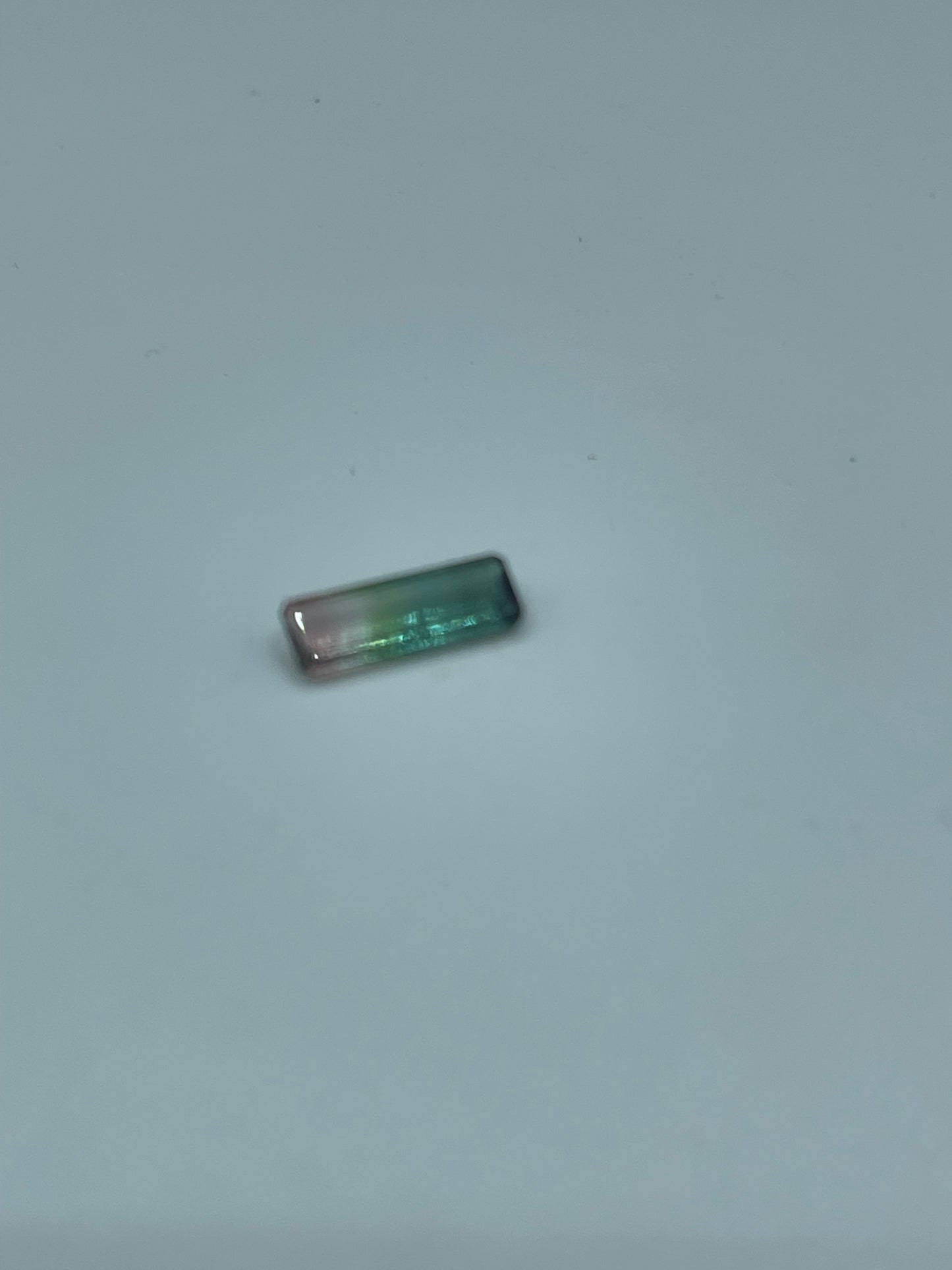 0.92 Carat Natural Watermelon Tourmaline Emerald Cut Gem | 10.6 x 3.7 x 2.1 MM