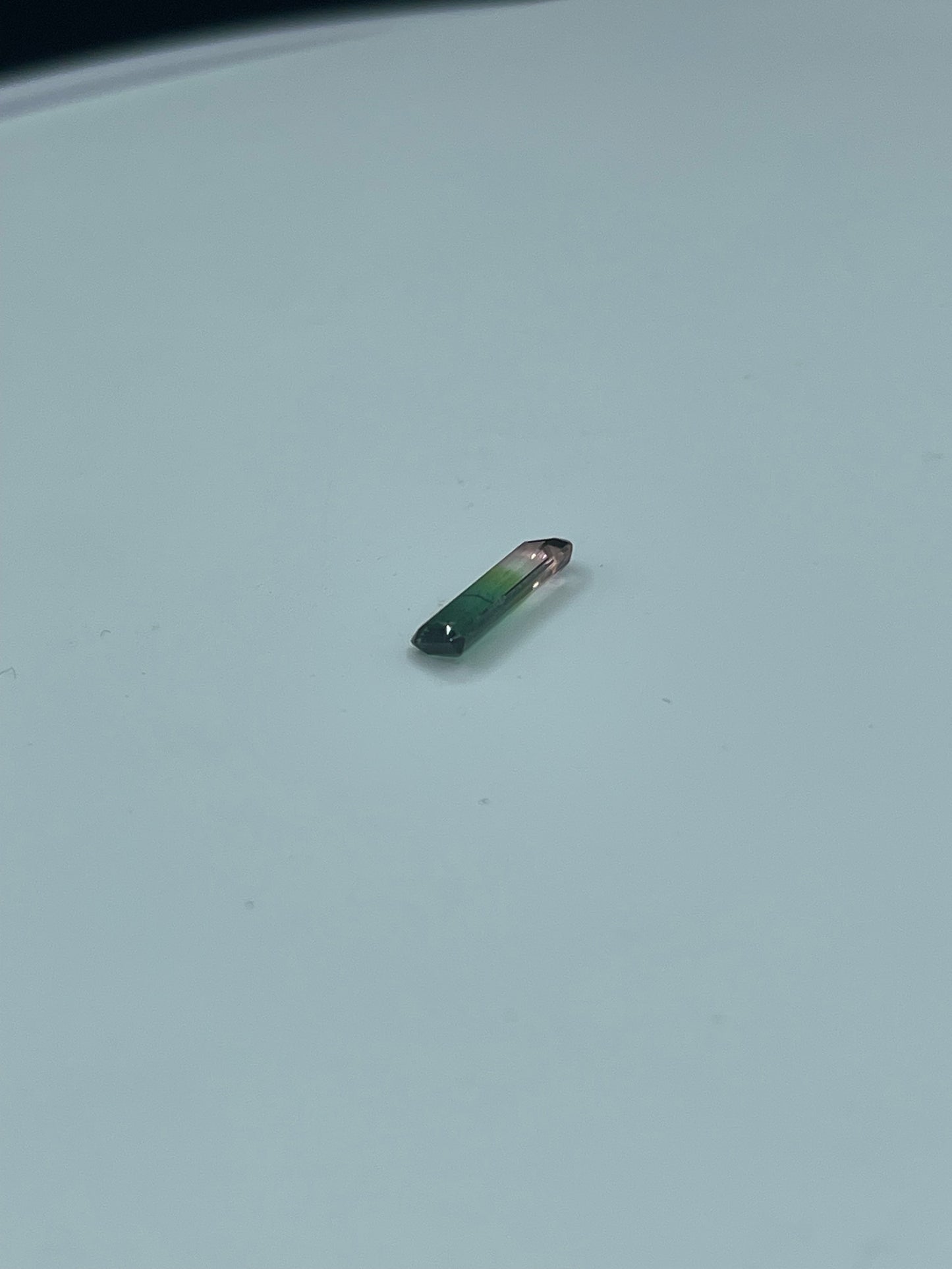 0.92 Carat Natural Watermelon Tourmaline Emerald Cut Gem | 10.6 x 3.7 x 2.1 MM