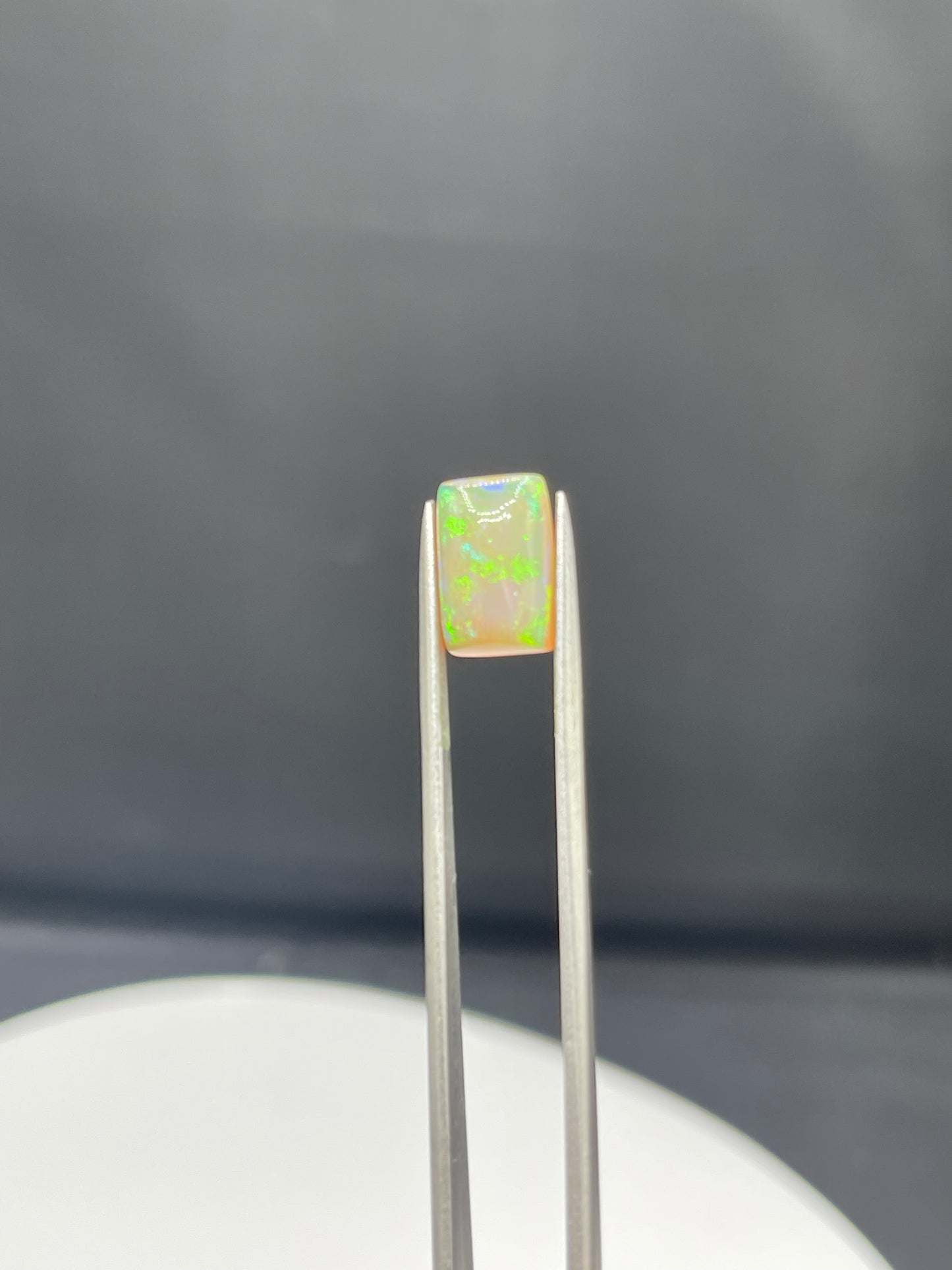 3.07 Carat Natural Ethiopian Opal Emerald Cabochon | 12 x 8 x 5 MM