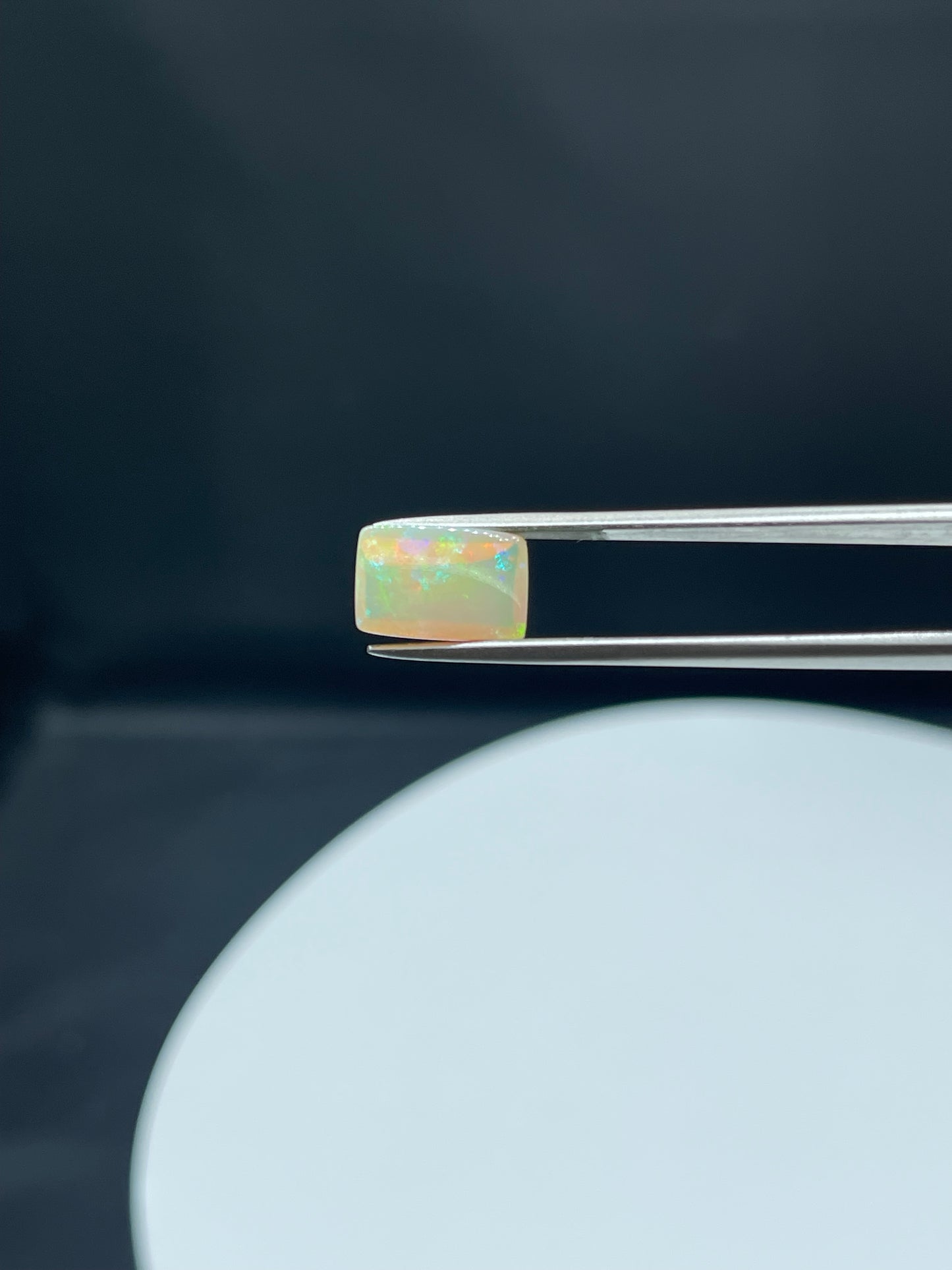 3.07 Carat Natural Ethiopian Opal Emerald Cabochon | 12 x 8 x 5 MM