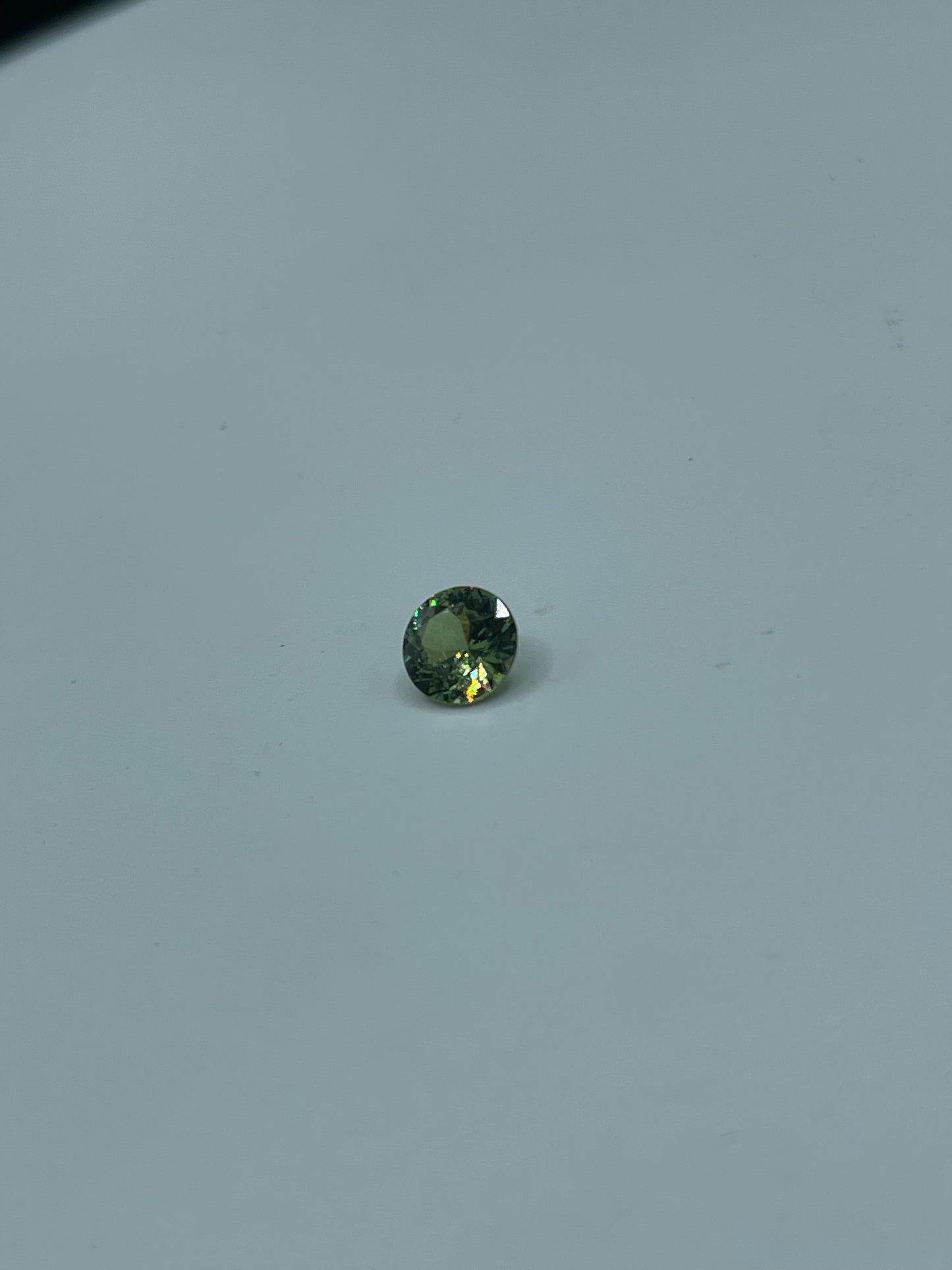 1.11 Carat Natural Demantoid Garnet Round Cut Loose Gemstone