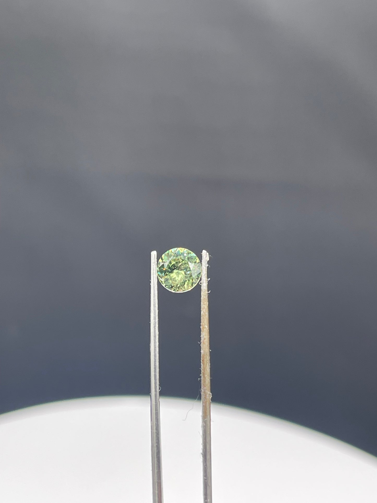 1.11 Carat Natural Demantoid Garnet Round Cut Loose Gemstone