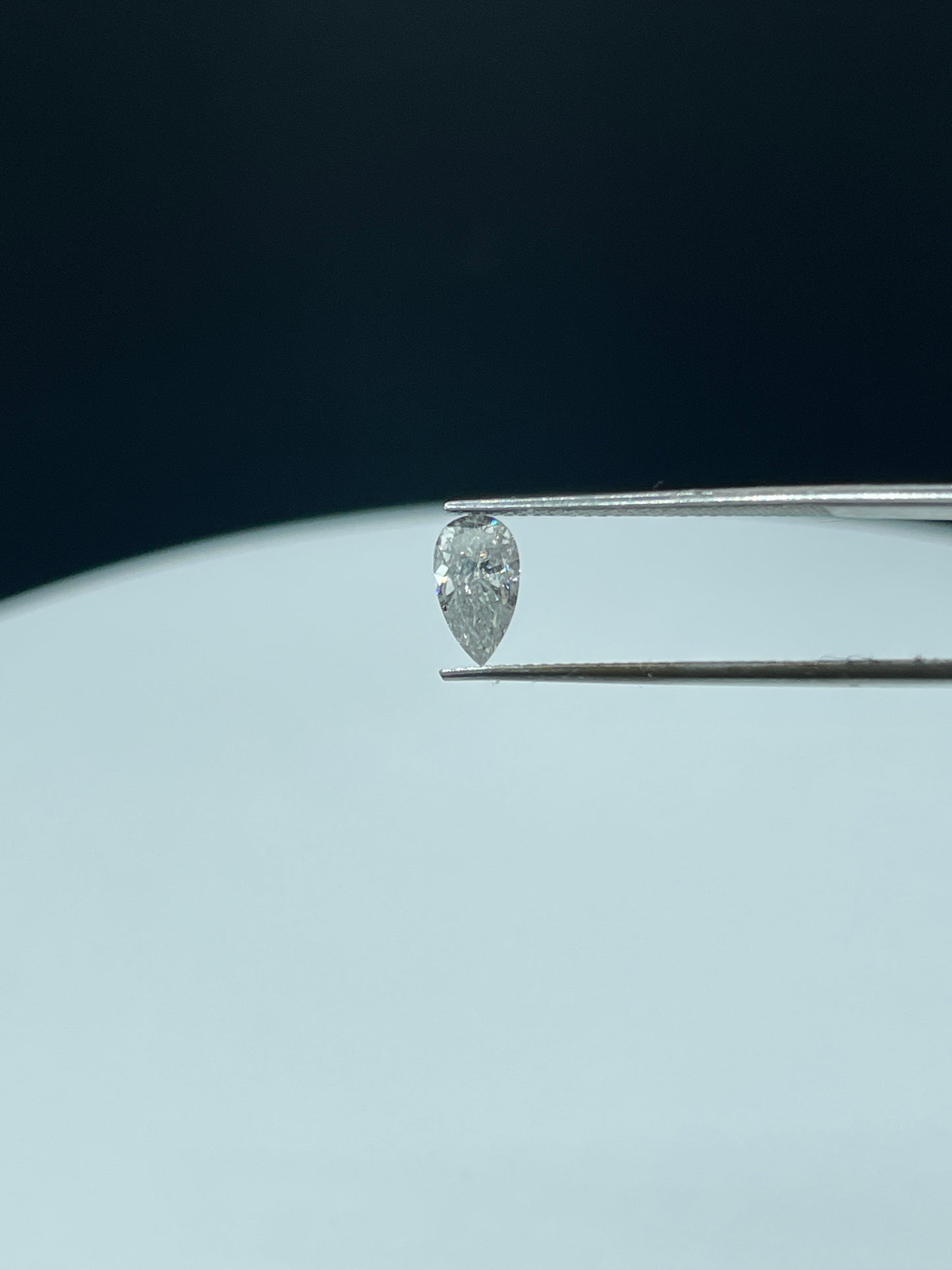 0.98 Carat Natural Earth Mined Pear Shape Loose Diamond - I1 Clarity, H Color, (8.8 x 5 x 3.5 MM)