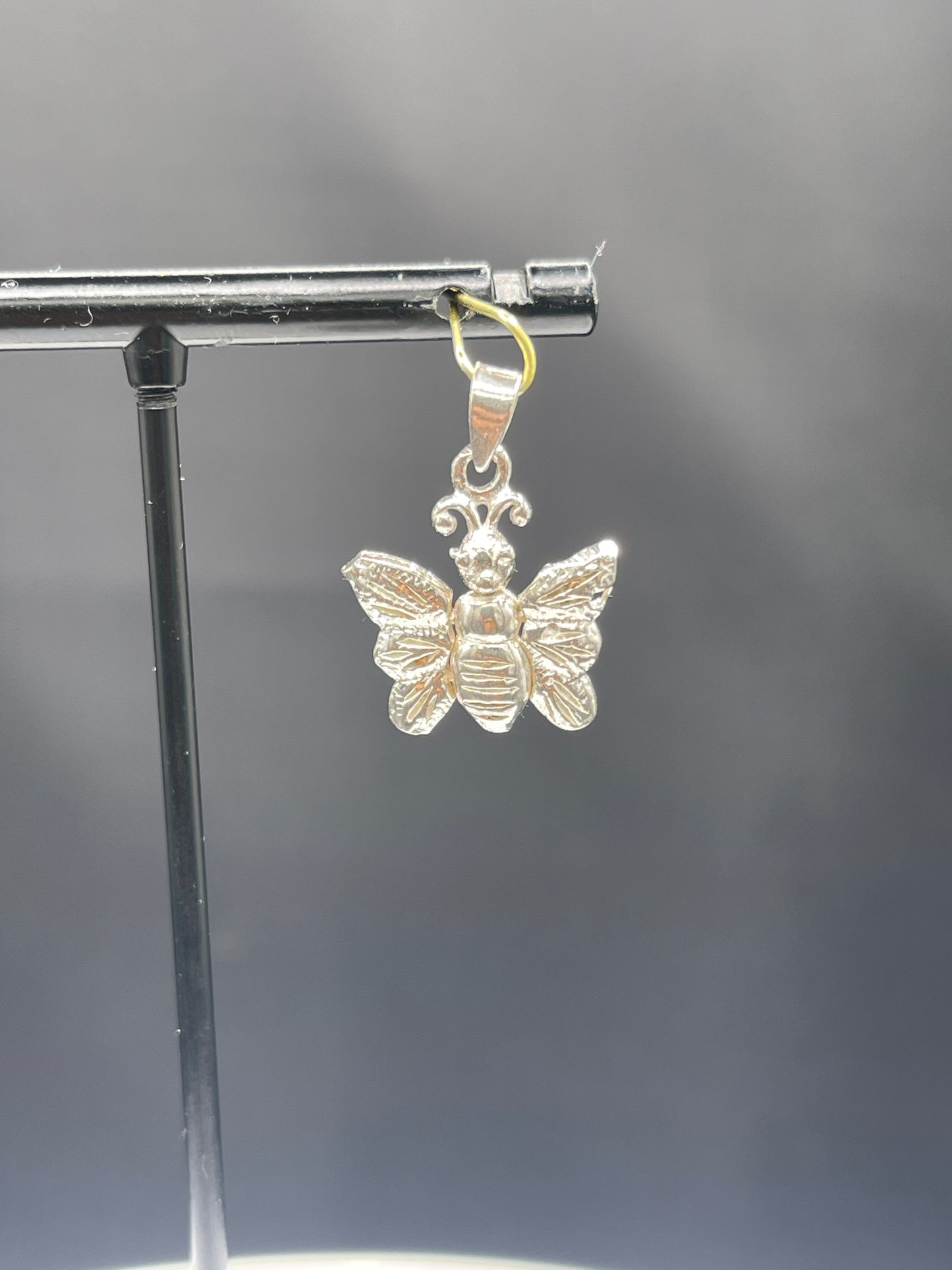 Handmade Solid Sterling Silver Rotating Butterfly Pendant